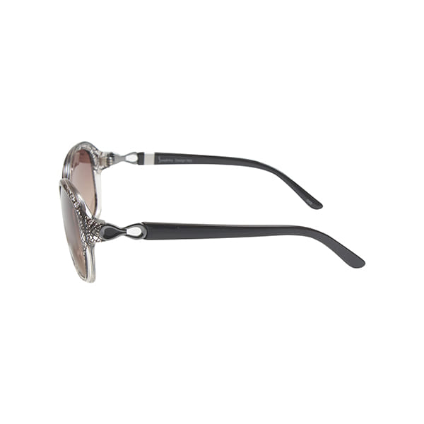 Inspira SD0615 Sunglass Brown Female Full Shell Sunglass — Brown frame — view 3