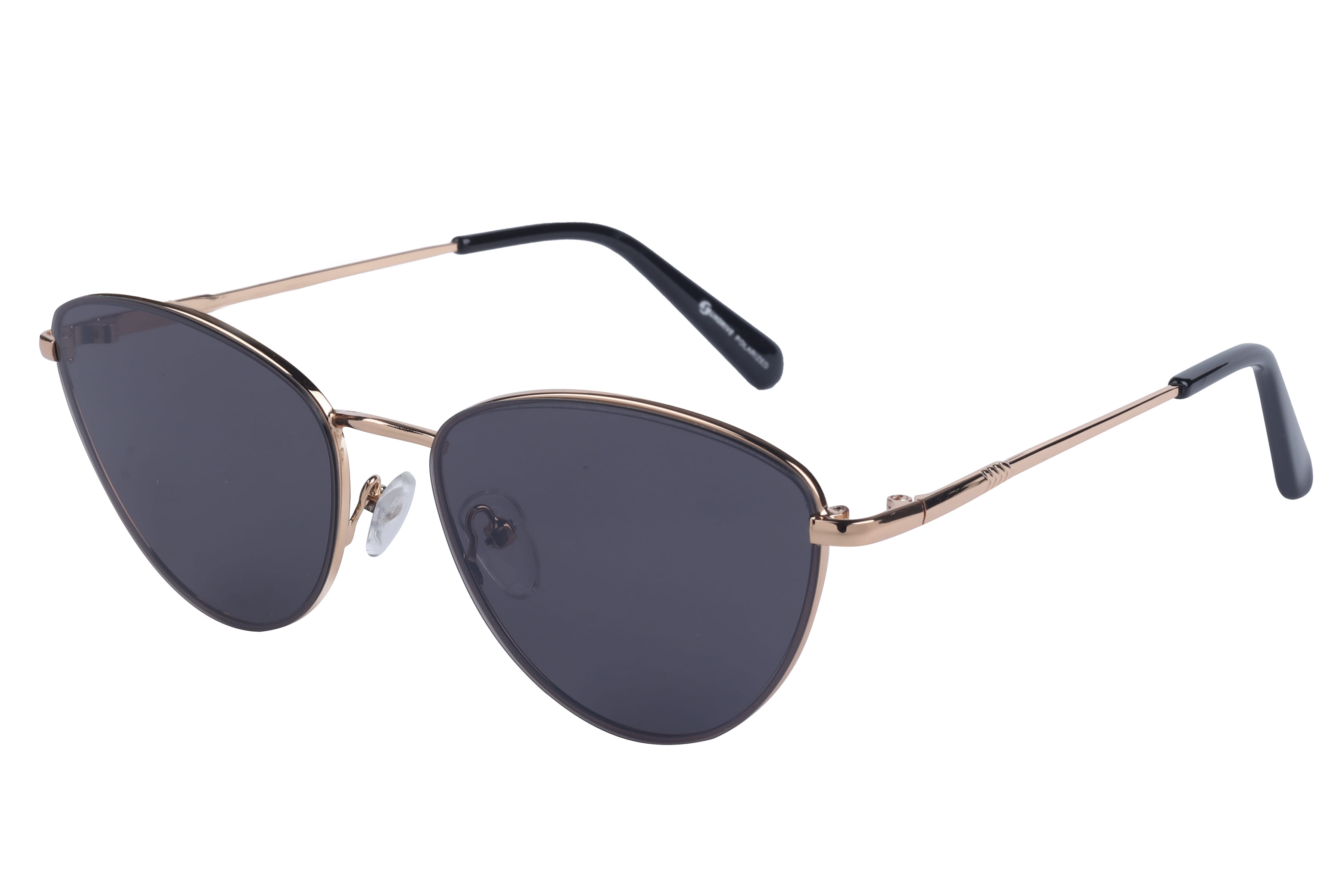Inspira PZ5042 Sunglass Gold Female Full Metal Sunglass — Gold frame — view 1