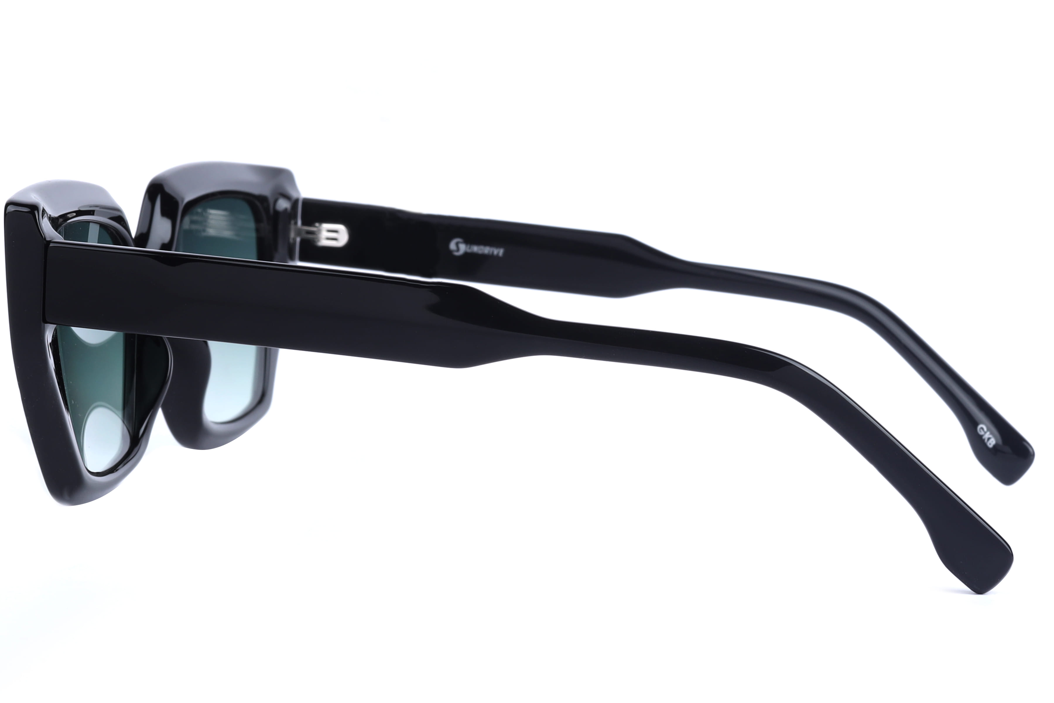 Inspira ATR8753 Sunglass Black Female Full Shell Sunglass — Black frame — view 3