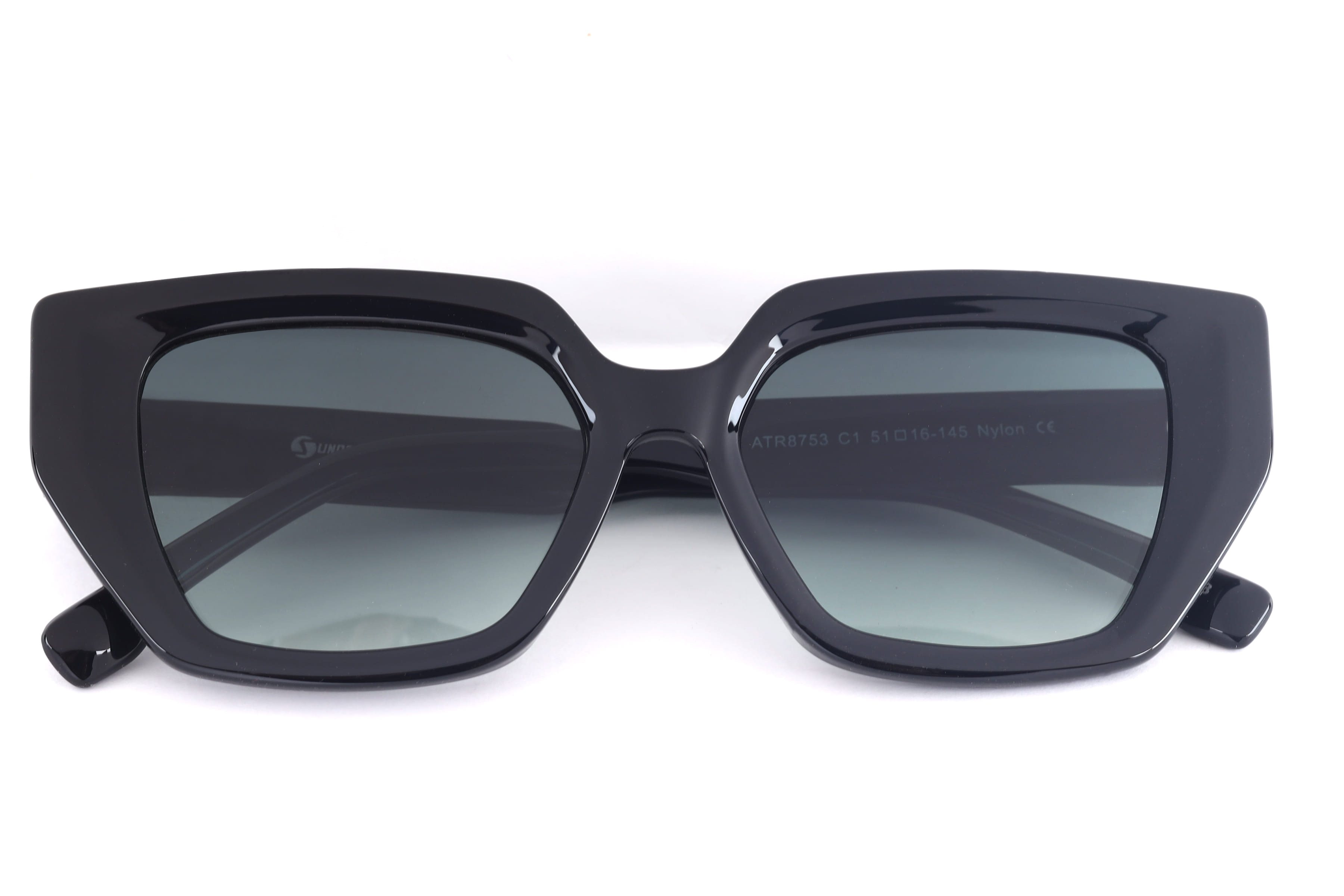 Inspira ATR8753 Sunglass Black Female Full Shell Sunglass — Black frame — view 4