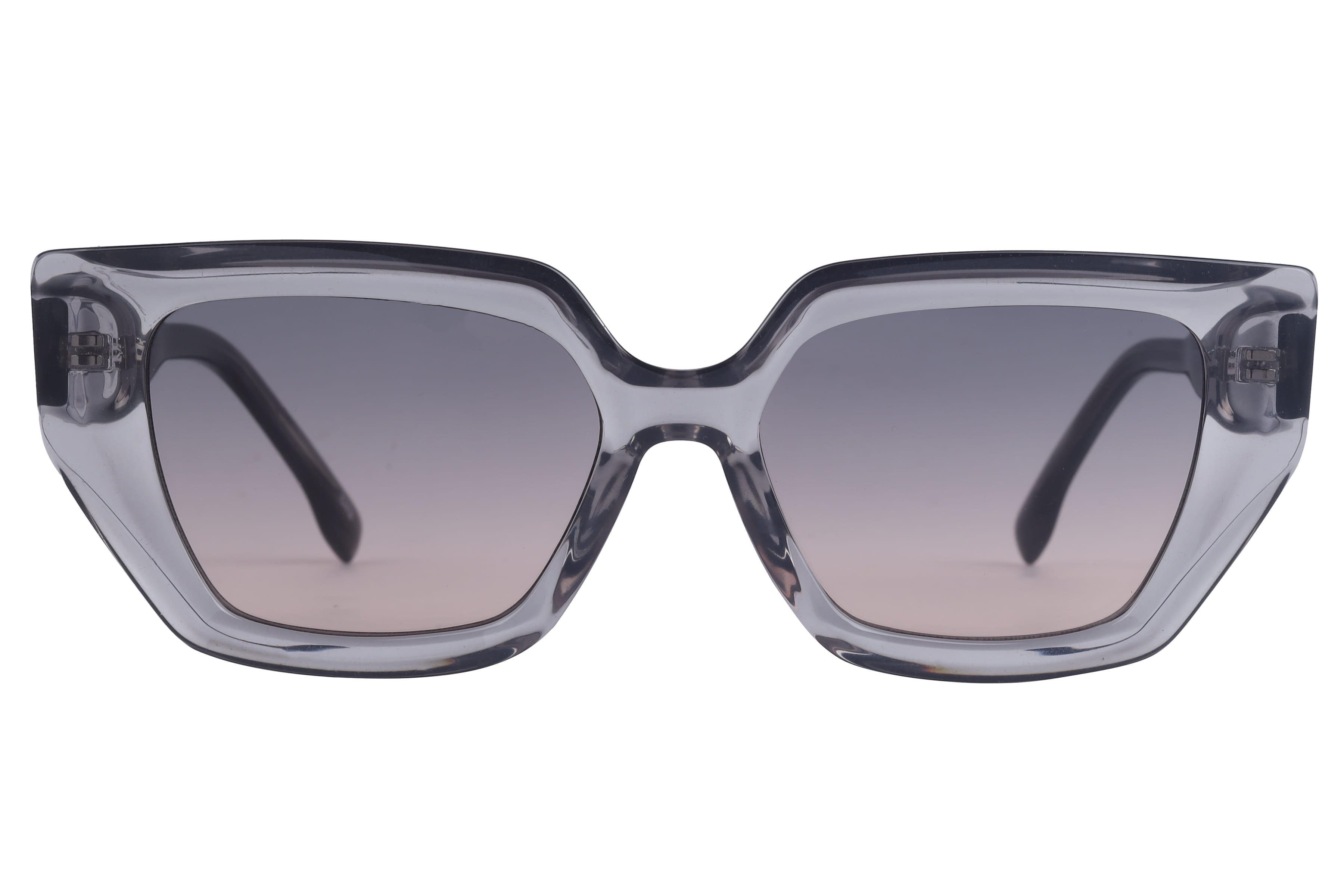 Inspira ATR8753 Sunglass Transparent Grey Female Full Shell — Transparent Grey frame
