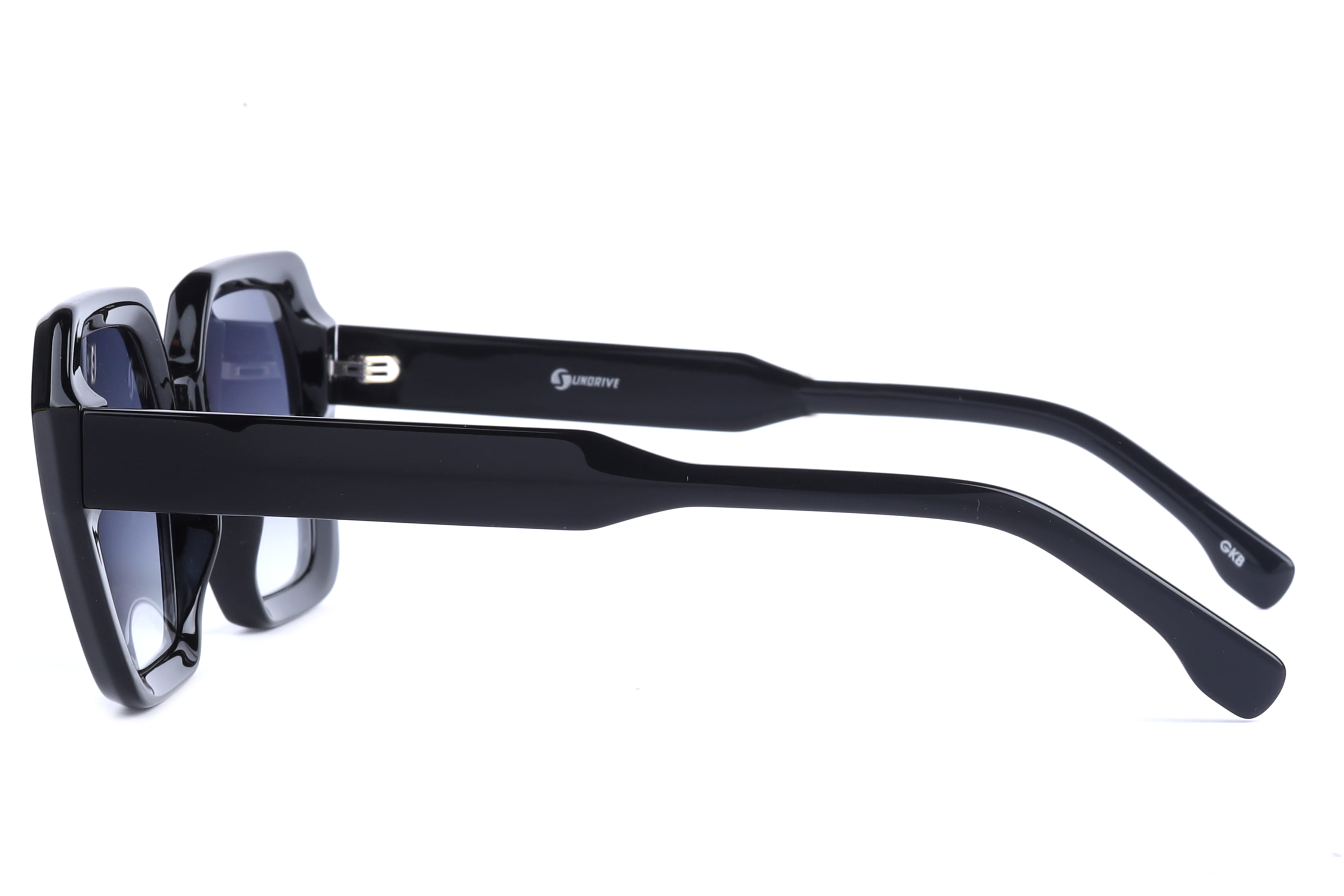 Inspira ATR8750 Sunglass Black Female Full Shell Sunglass — Black frame — view 3