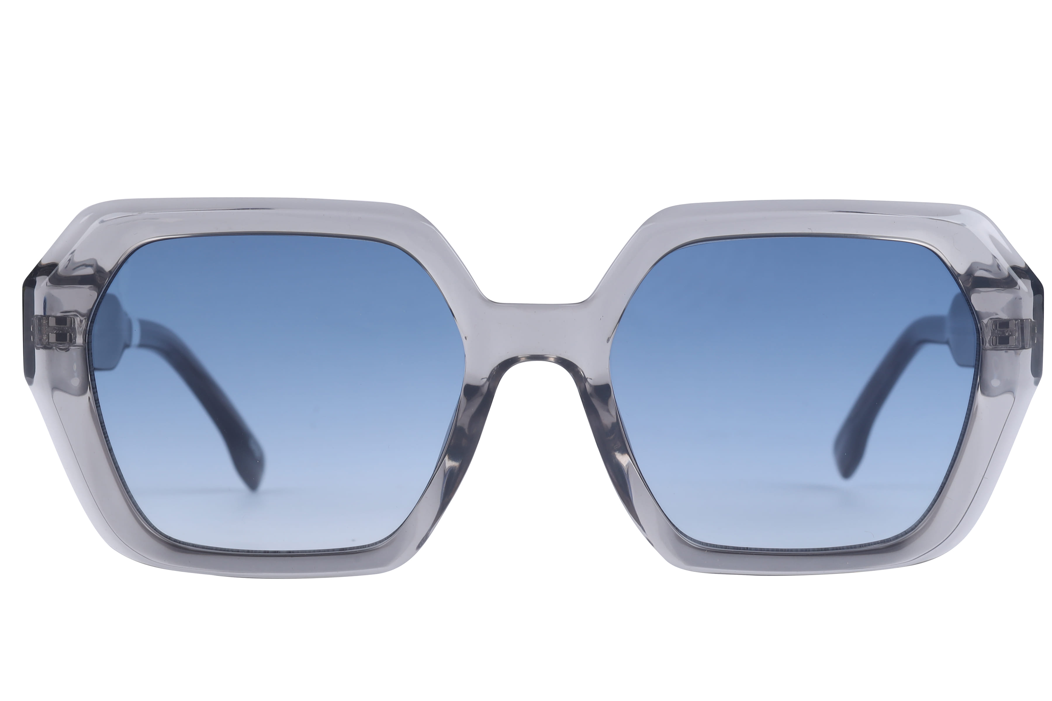 Inspira ATR8750 Sunglass Transparent Grey Female Full Shell — Transparent Grey frame