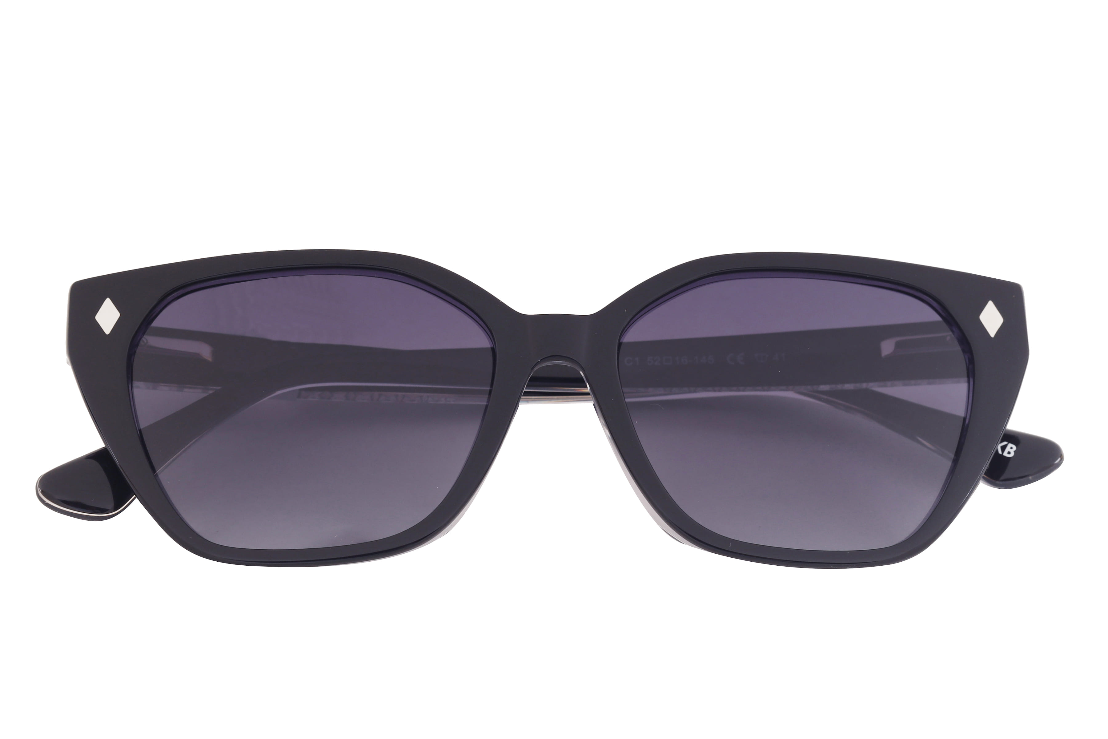 Inspira TD96032 Sunglass Black Female Full Shell Sunglass — Black frame — view 4
