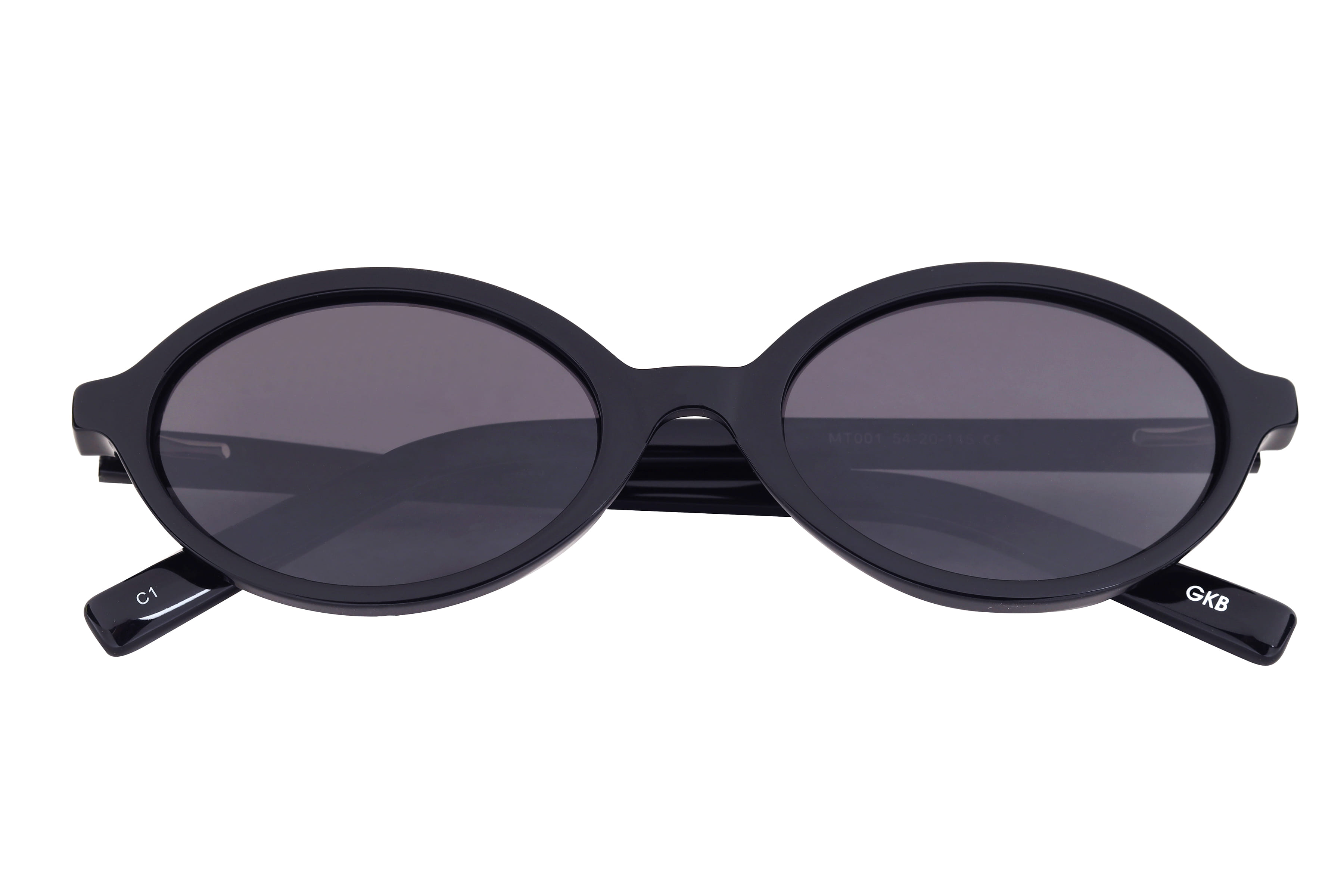 Inspira MT001 Sunglass Black Female Full Shell Sunglass — Black frame — view 5