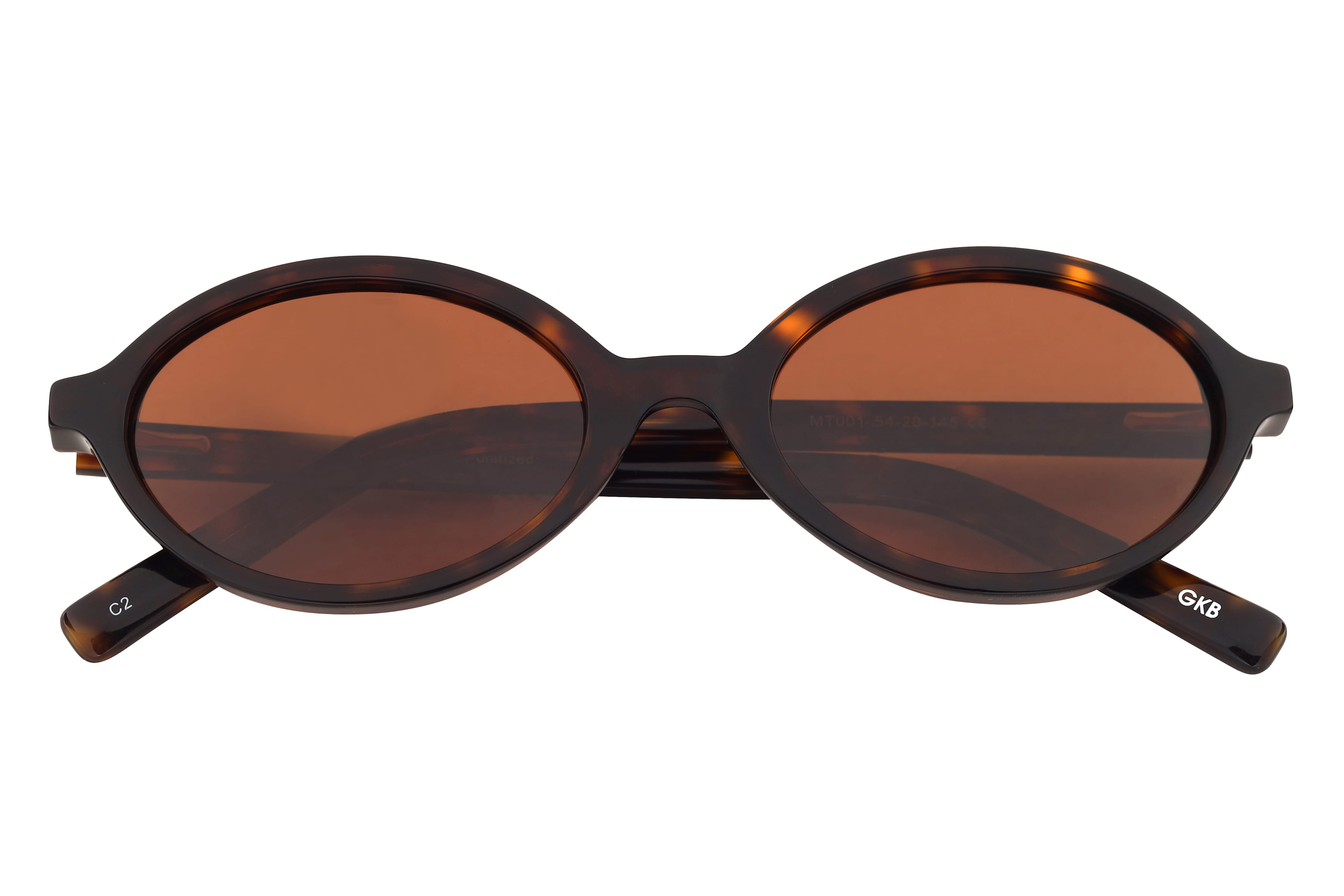 Inspira MT001 Sunglass Havana Female Full Shell Sunglass — Havana frame — view 5