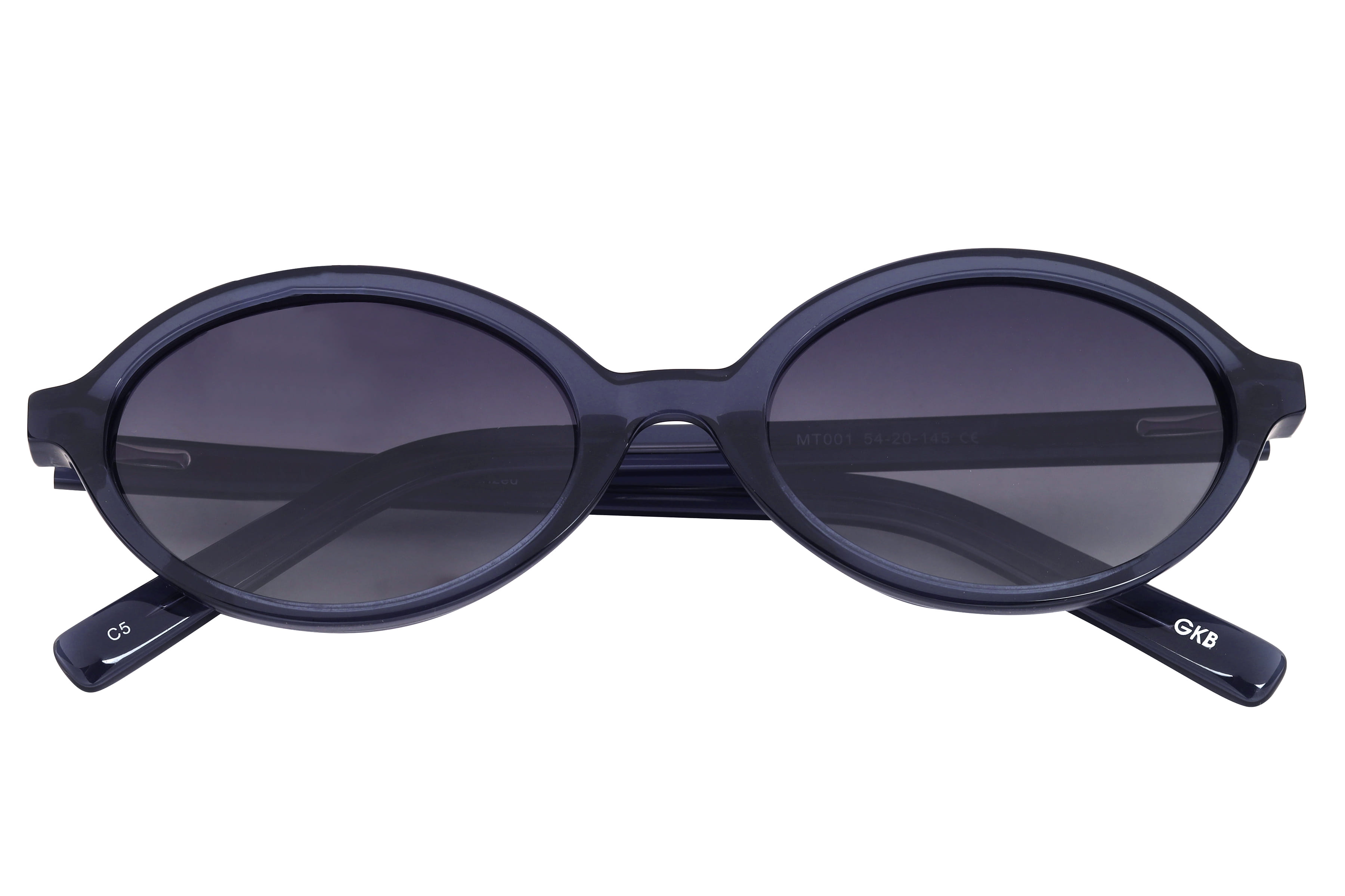 Inspira MT001 Sunglass Transparent Grey Female Full Shell Sunglass — Transparent Grey frame — view 5