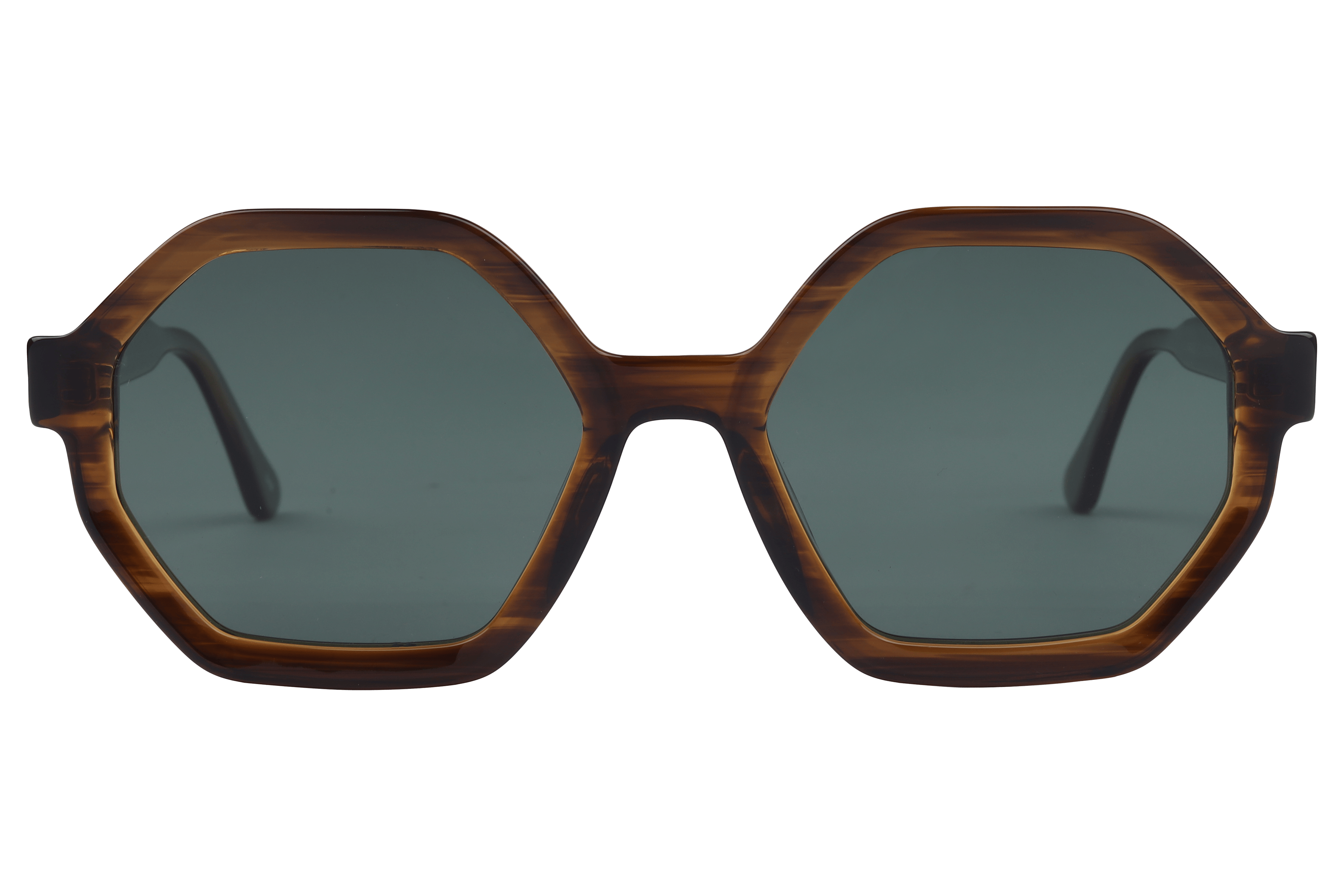 Inspira VS36506 Sunglass Brown Female Full Shell Sunglass — Brown frame — view 2