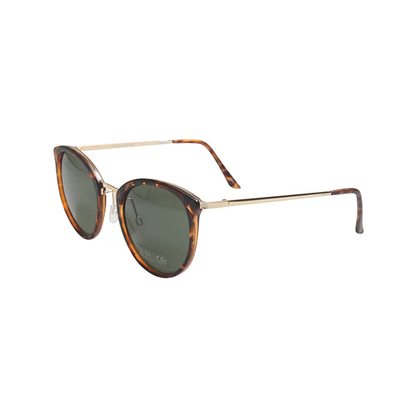 Inspira S1117R Sunglass Brown Female Full Metal Sunglass — Brown frame — view 1