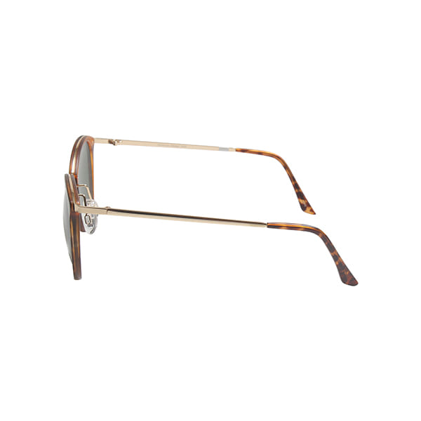Inspira S1117R Sunglass Brown Female Full Metal Sunglass — Brown frame — view 3