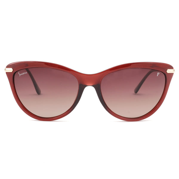 Inspira 0318C Sunglass Brown Female Full Metal — Brown frame