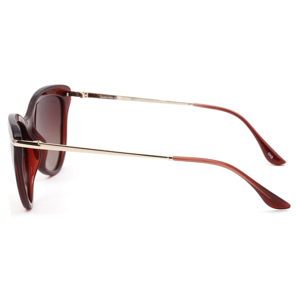 Inspira 0318C Sunglass Brown Female Full Metal Sunglass — view 4