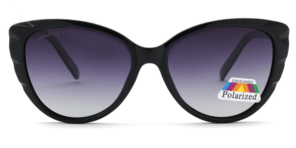 Inspira 1418D Sunglass Black Female Full Metal — Black frame