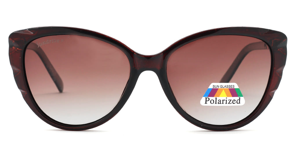 Inspira 1418D Sunglass Brown Female Full Metal — Black frame