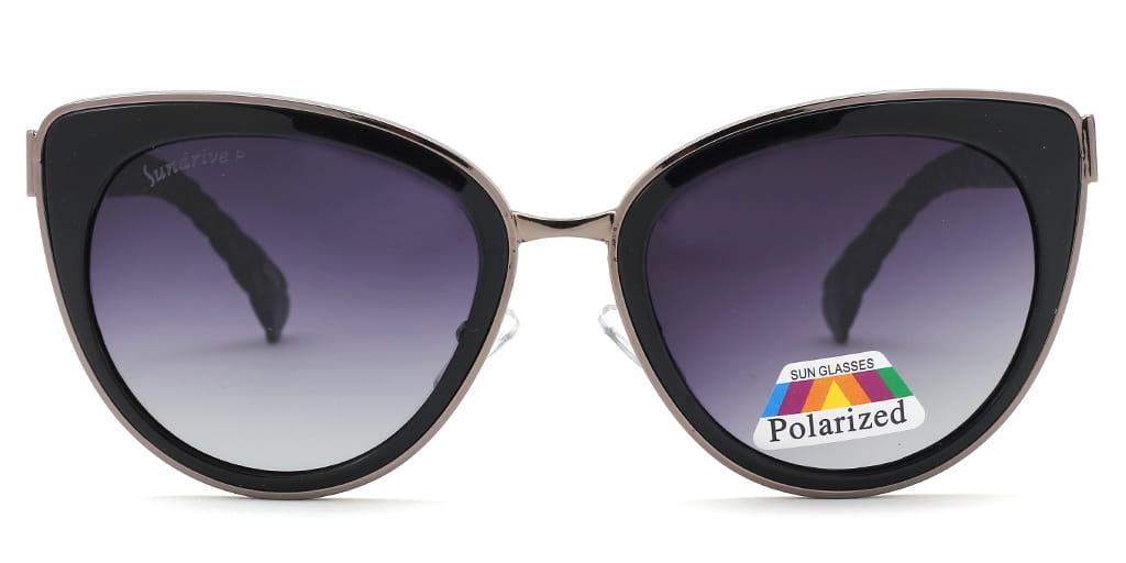 Inspira 1518D Sunglass Gun Metal Female Full Shell — Gun Metal frame