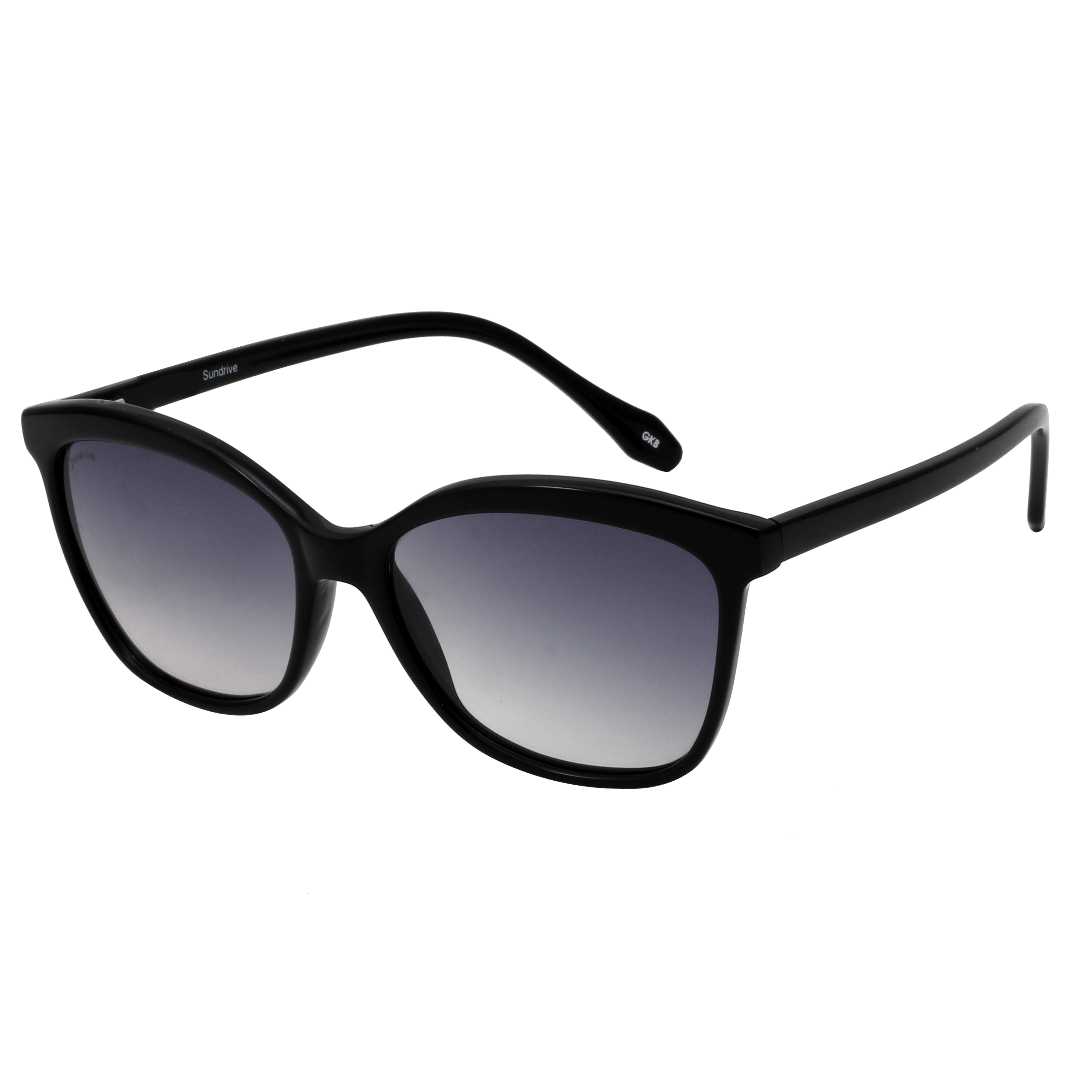 Inspira 0119DE Sunglass Black Female Full Shell — Black frame