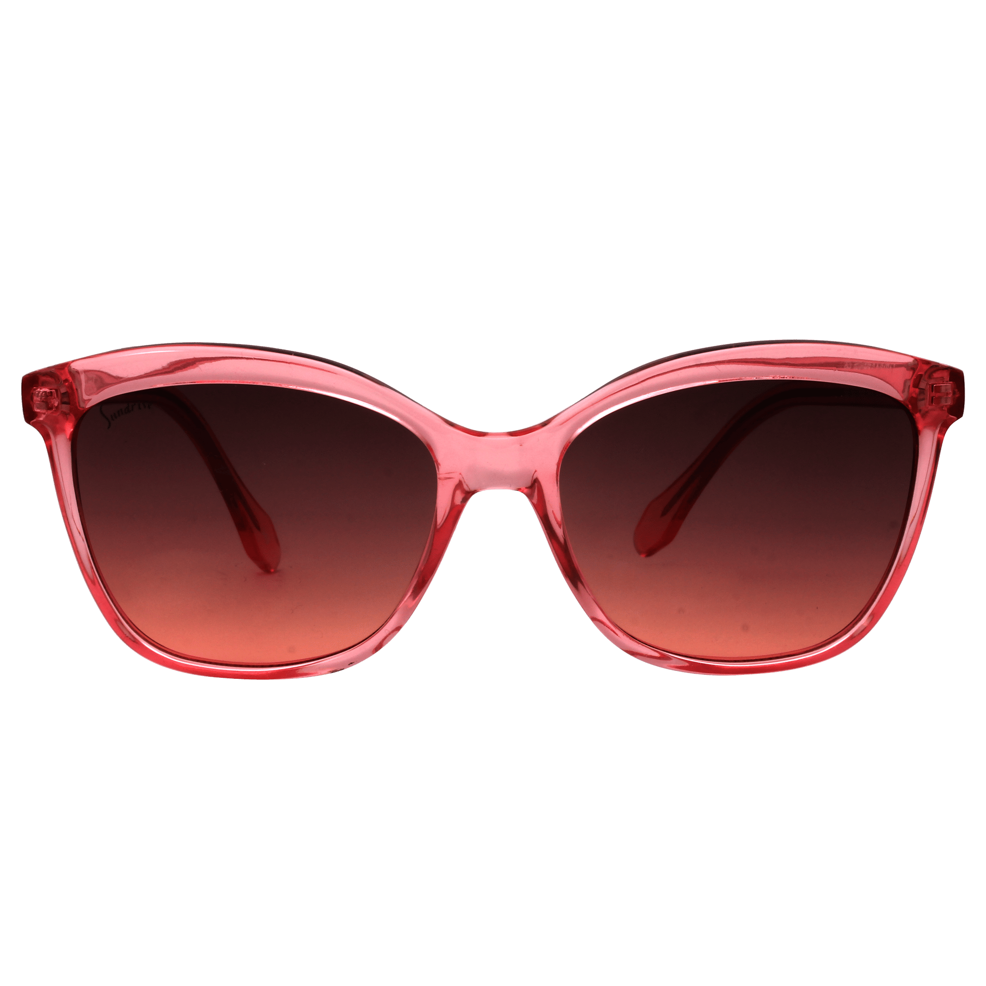 Inspira 0119DE Sunglass Pink Female Full Shell Sunglass — Pink frame — view 2