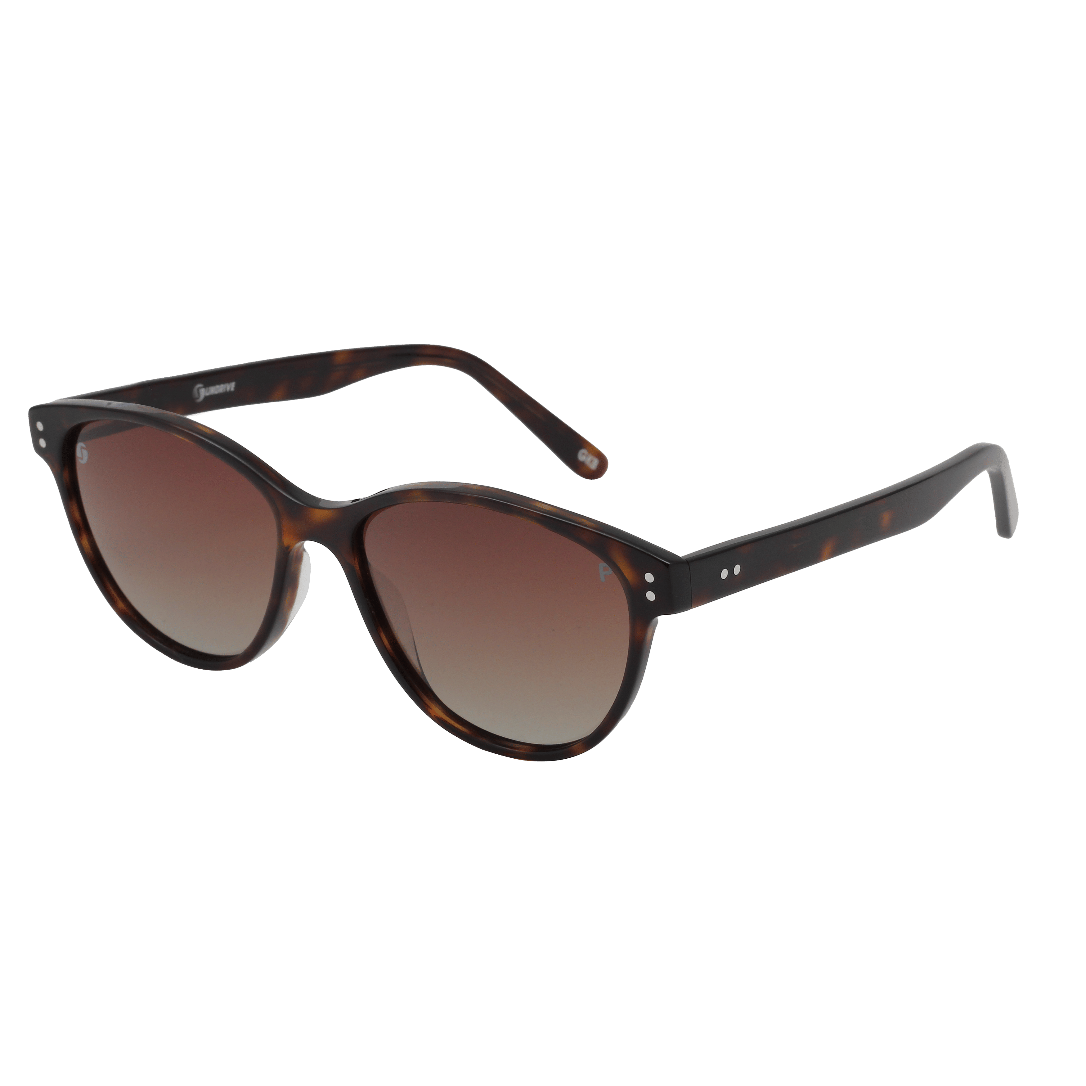 Inspira 2216 Sunglass Tortoise Female Full Shell — Black frame