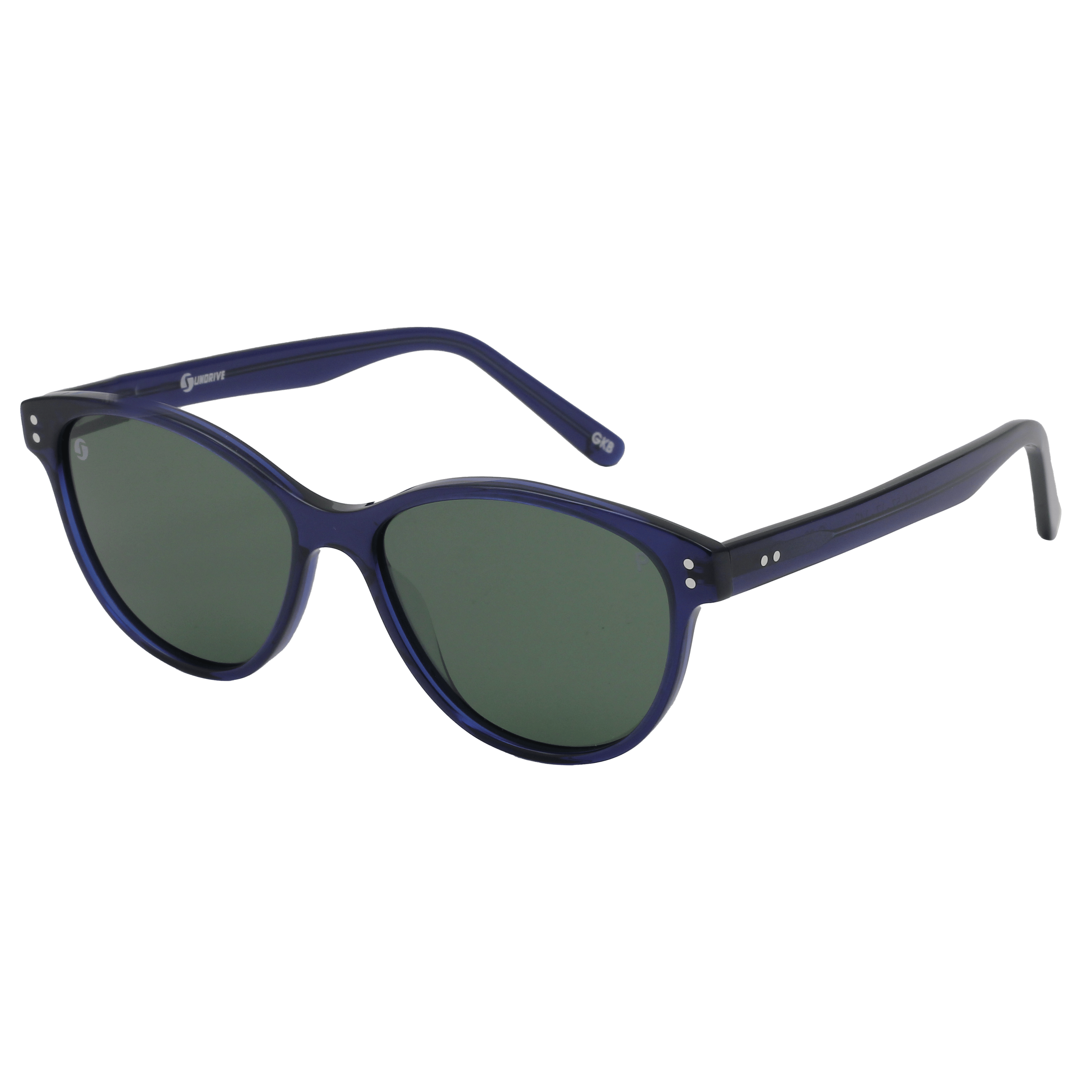 Inspira 2216 Sunglass Blue Female Full Shell — Black frame