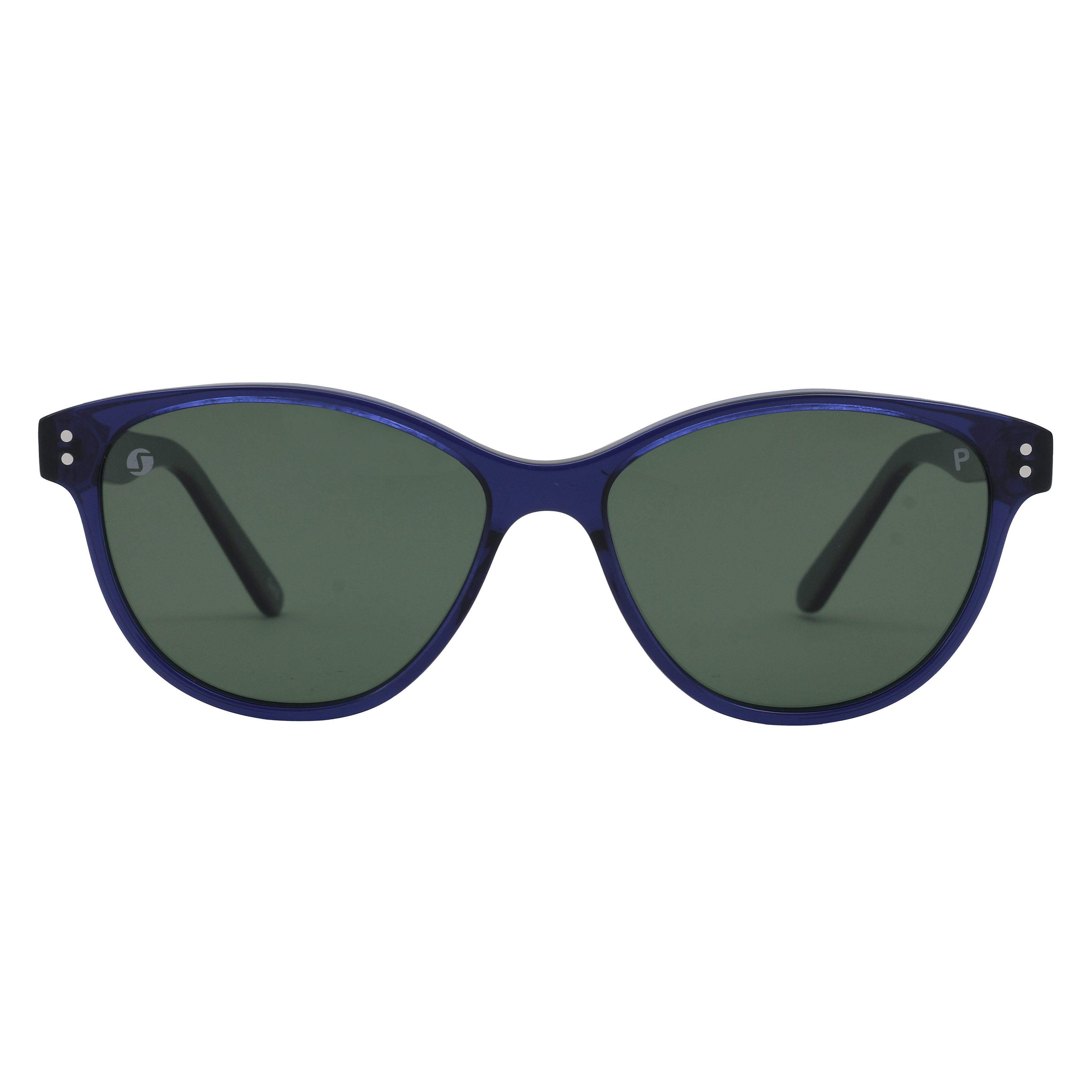 Inspira 2216 Sunglass Blue Female Full Shell — Black frame