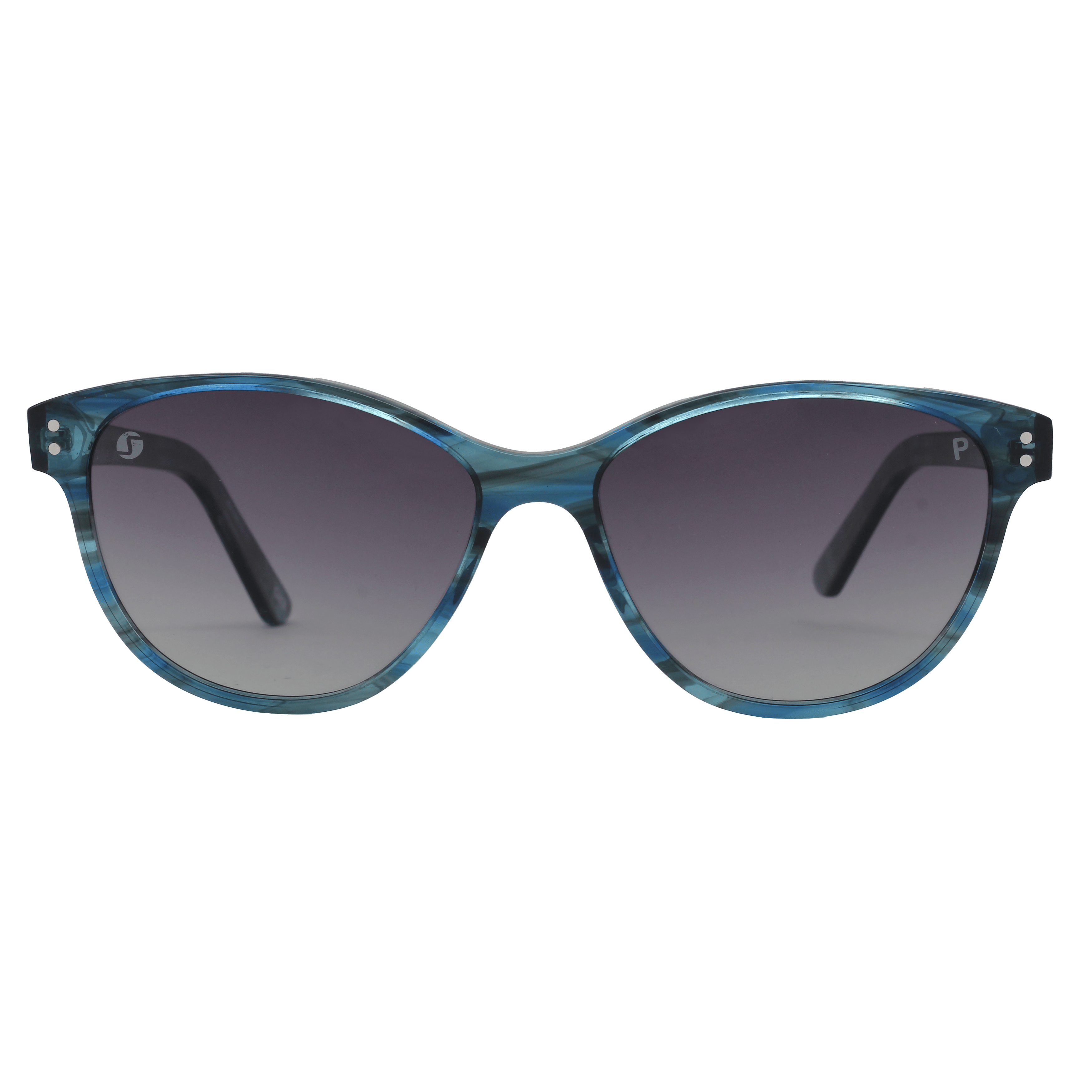 Inspira 2216 Sunglass Blue Female Full Shell Sunglass — Blue frame — view 2