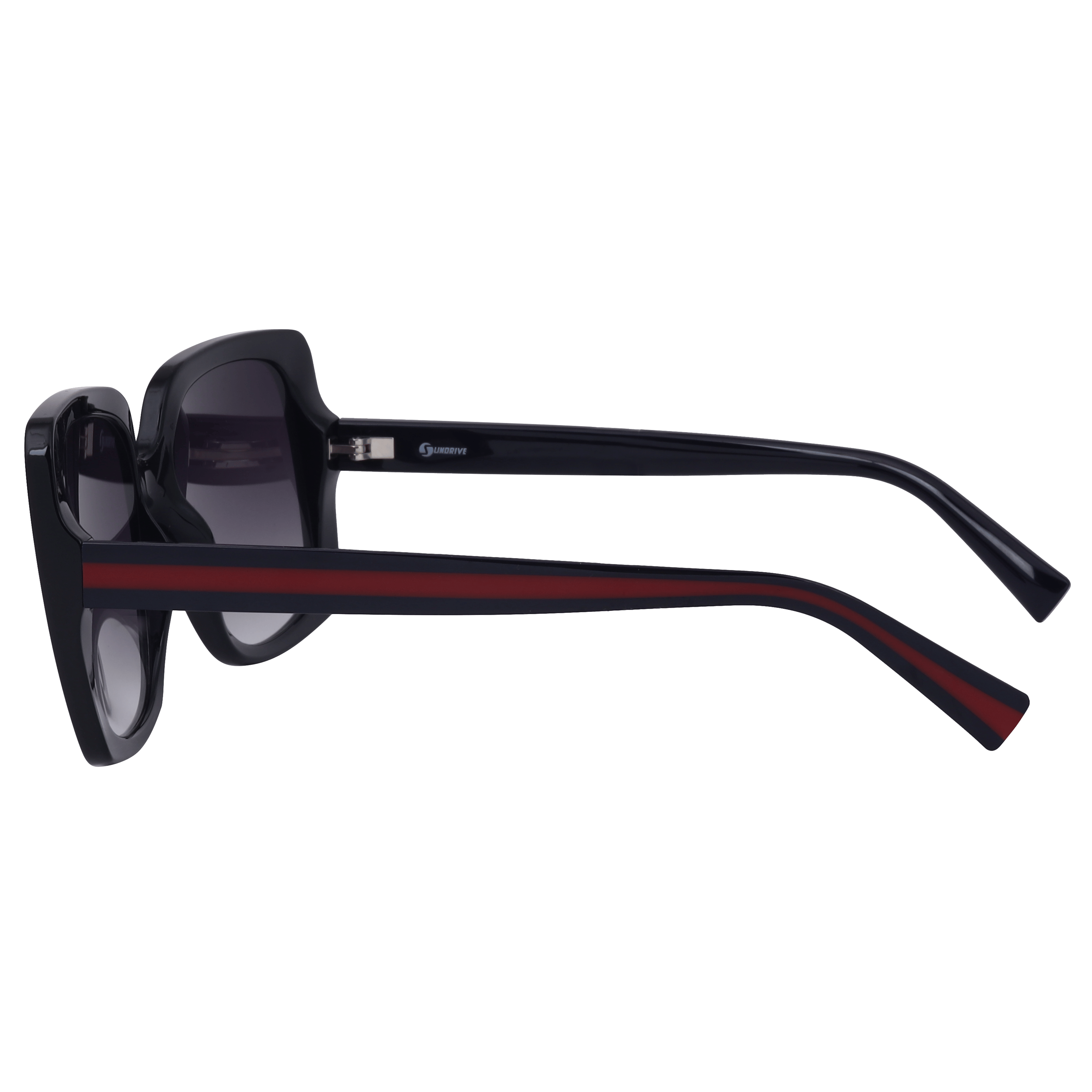 Inspira S899 Sunglass Black Female Full Shell Sunglass — Black frame — view 3