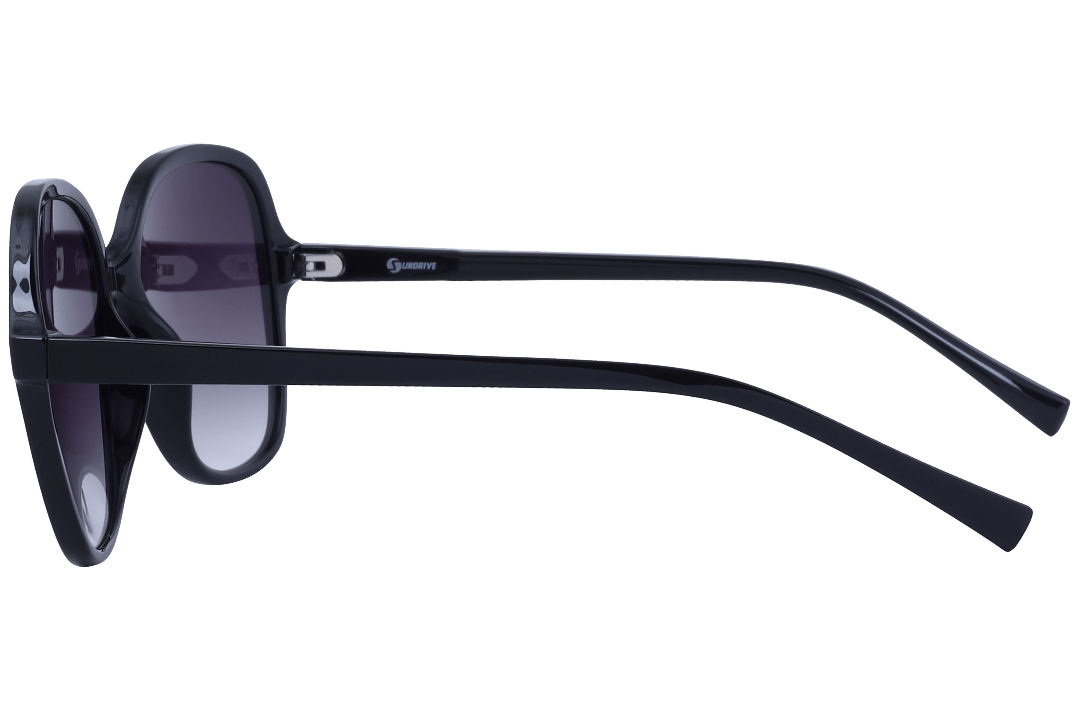 Inspira S84009 Sunglass Black Female Full Shell Sunglass — Black frame — view 3