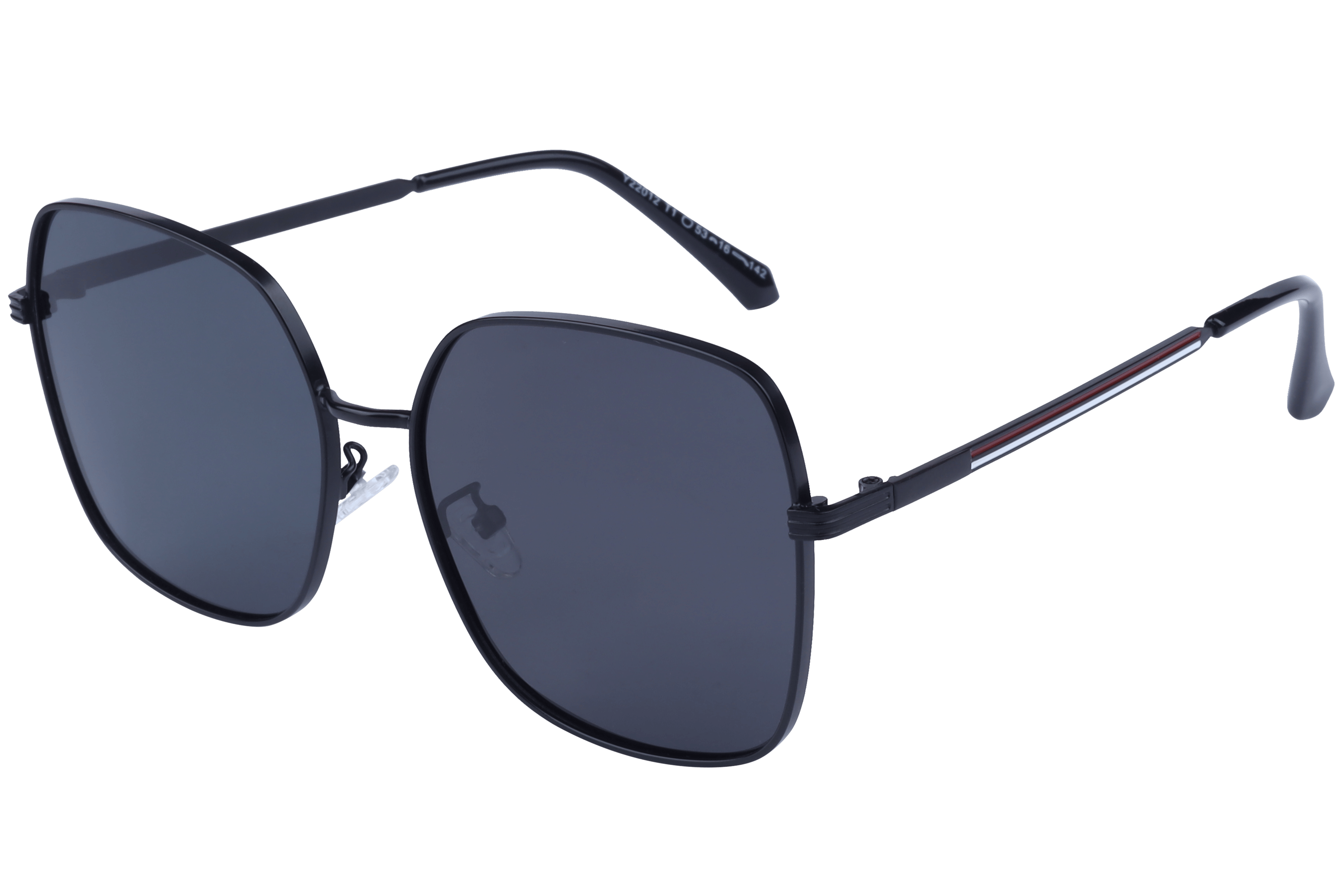 Inspira Y22012 Sunglass Black Female Full Metal — Black frame