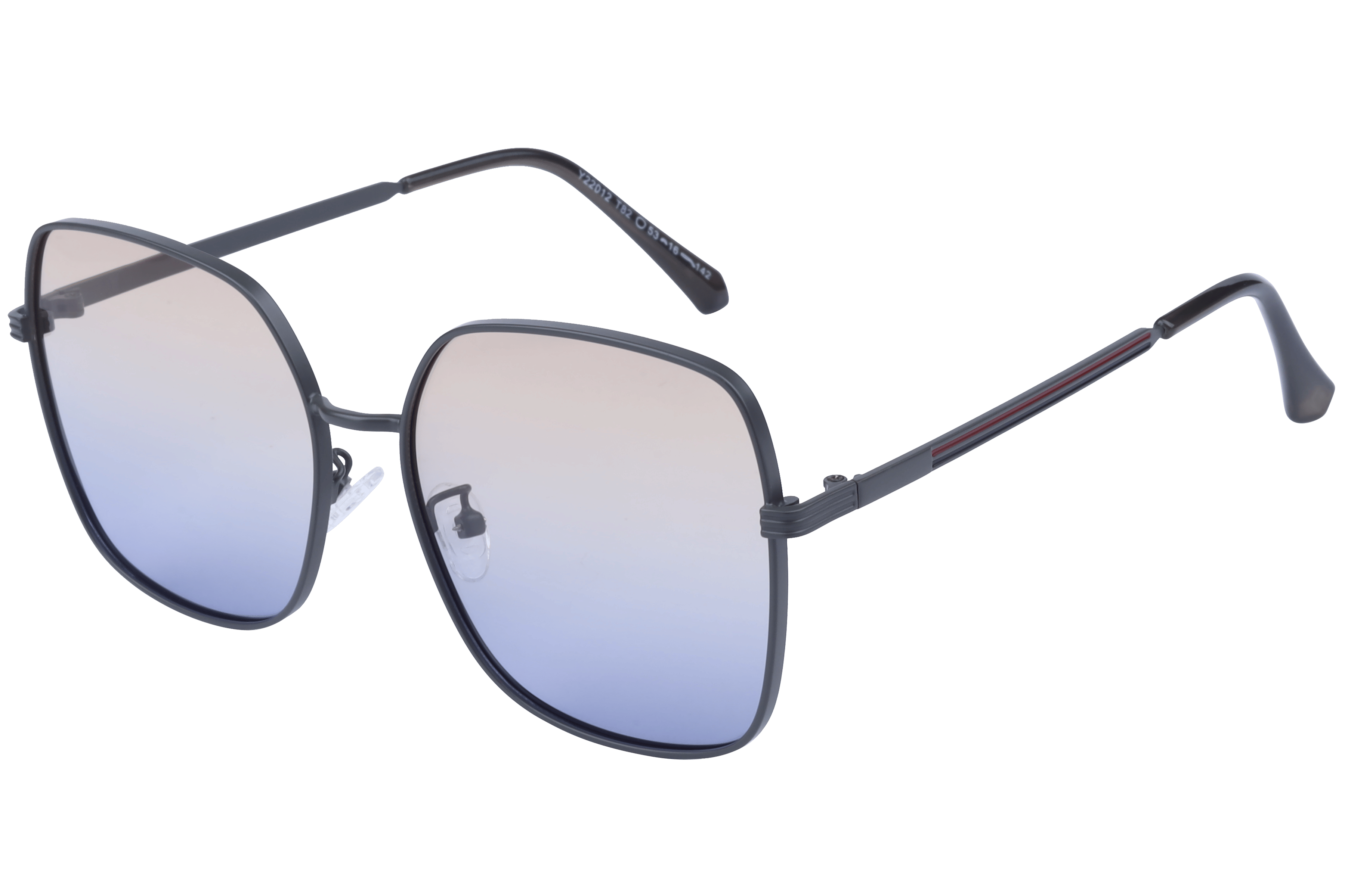 Inspira Y22012 Sunglass Grey Female Full Metal — Grey frame