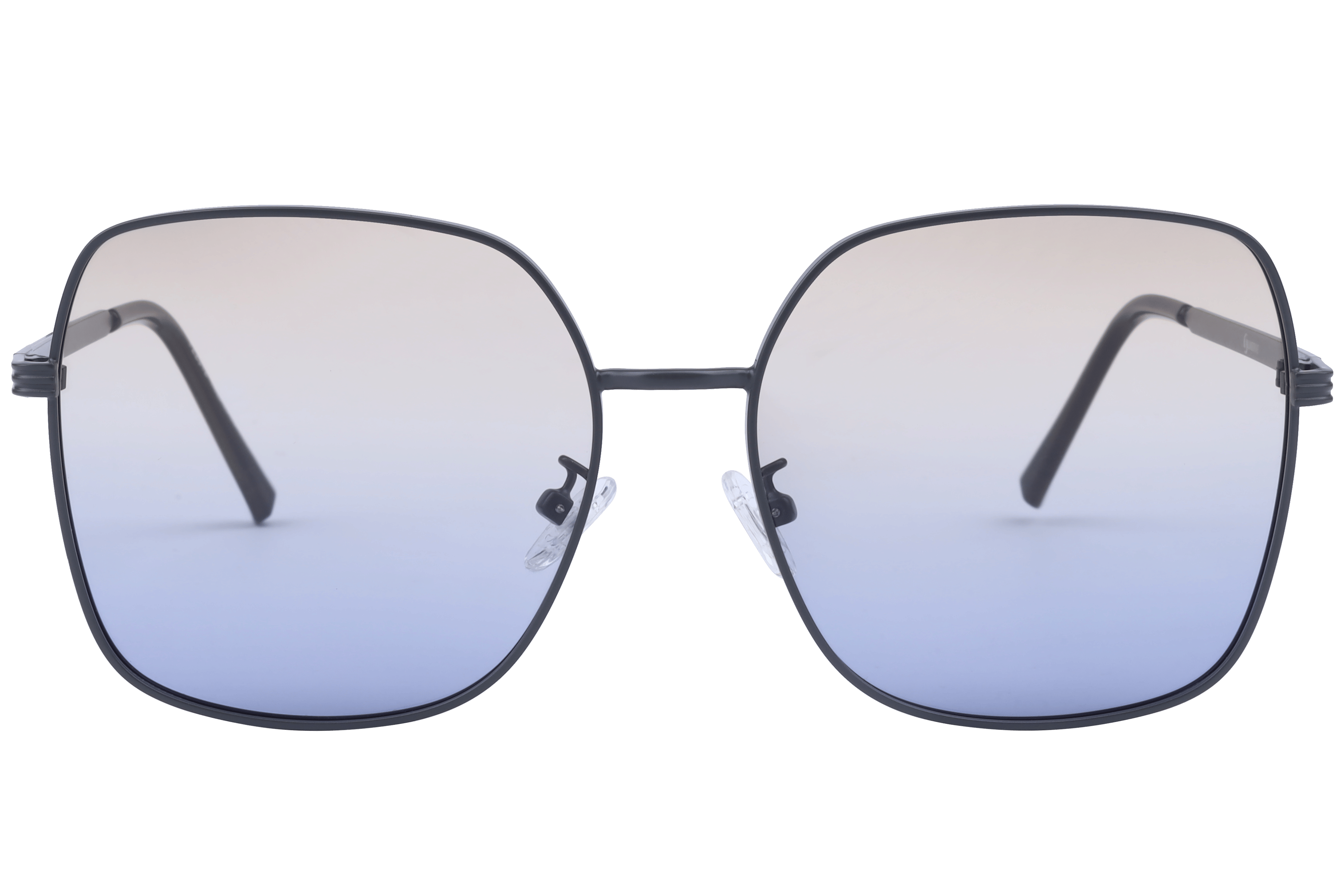 Inspira Y22012 Sunglass Grey Female Full Metal Sunglass — Grey frame — view 2