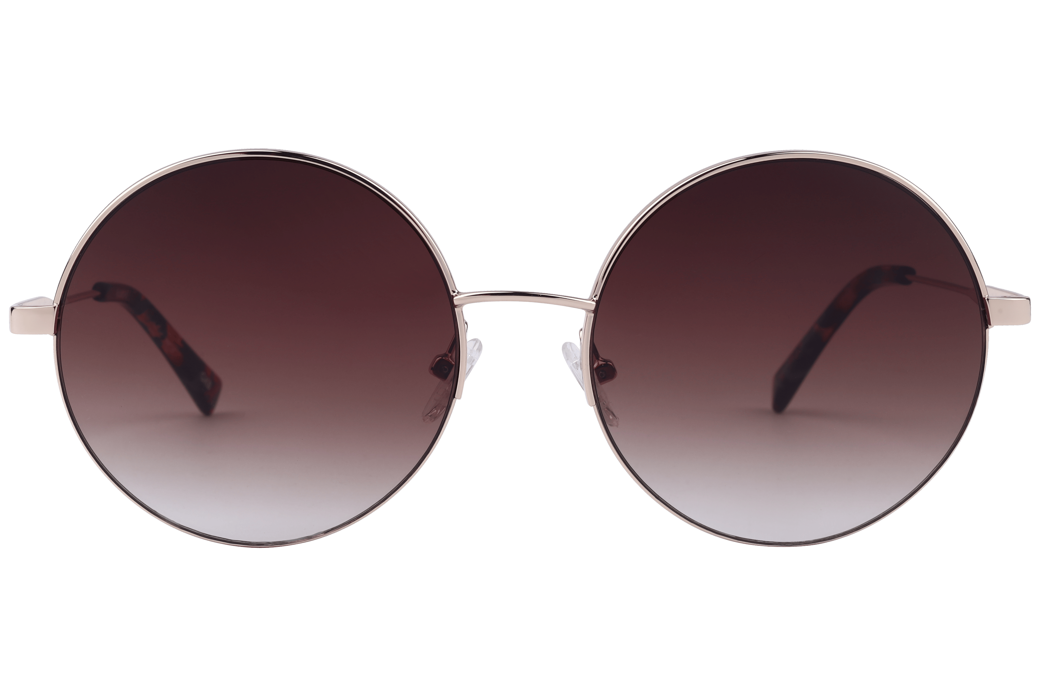 Inspira BS8039 Sunglass Gold Female Full Metal Sunglass — Gold frame — view 2