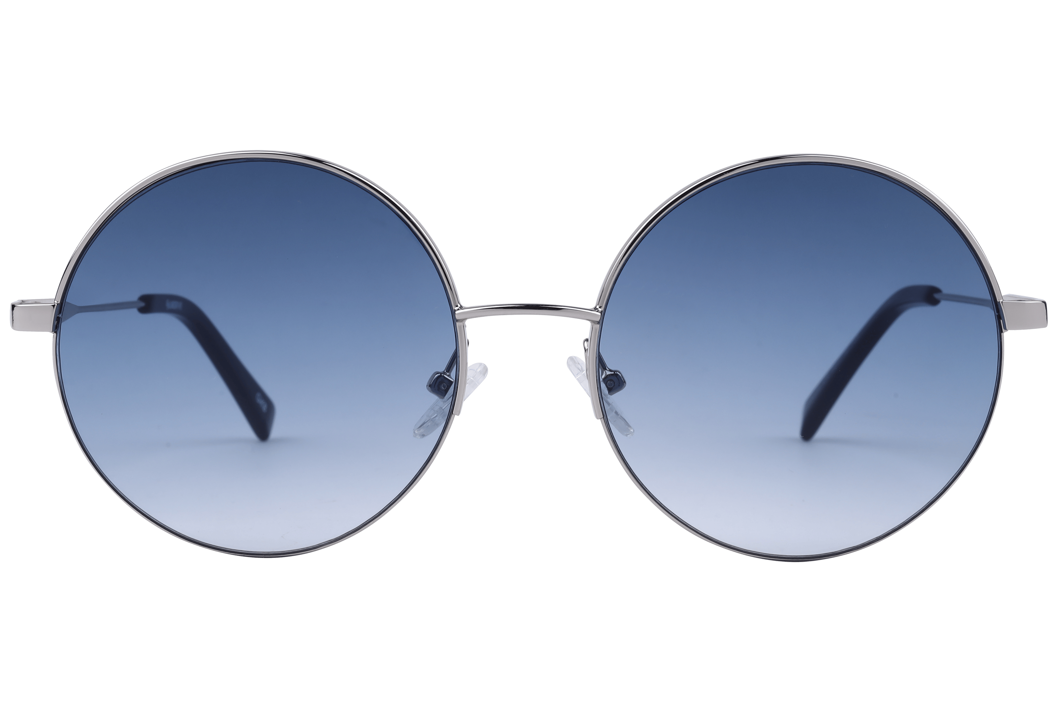 Inspira BS8039 Sunglass Silver Female Full Metal Sunglass — Silver frame — view 2