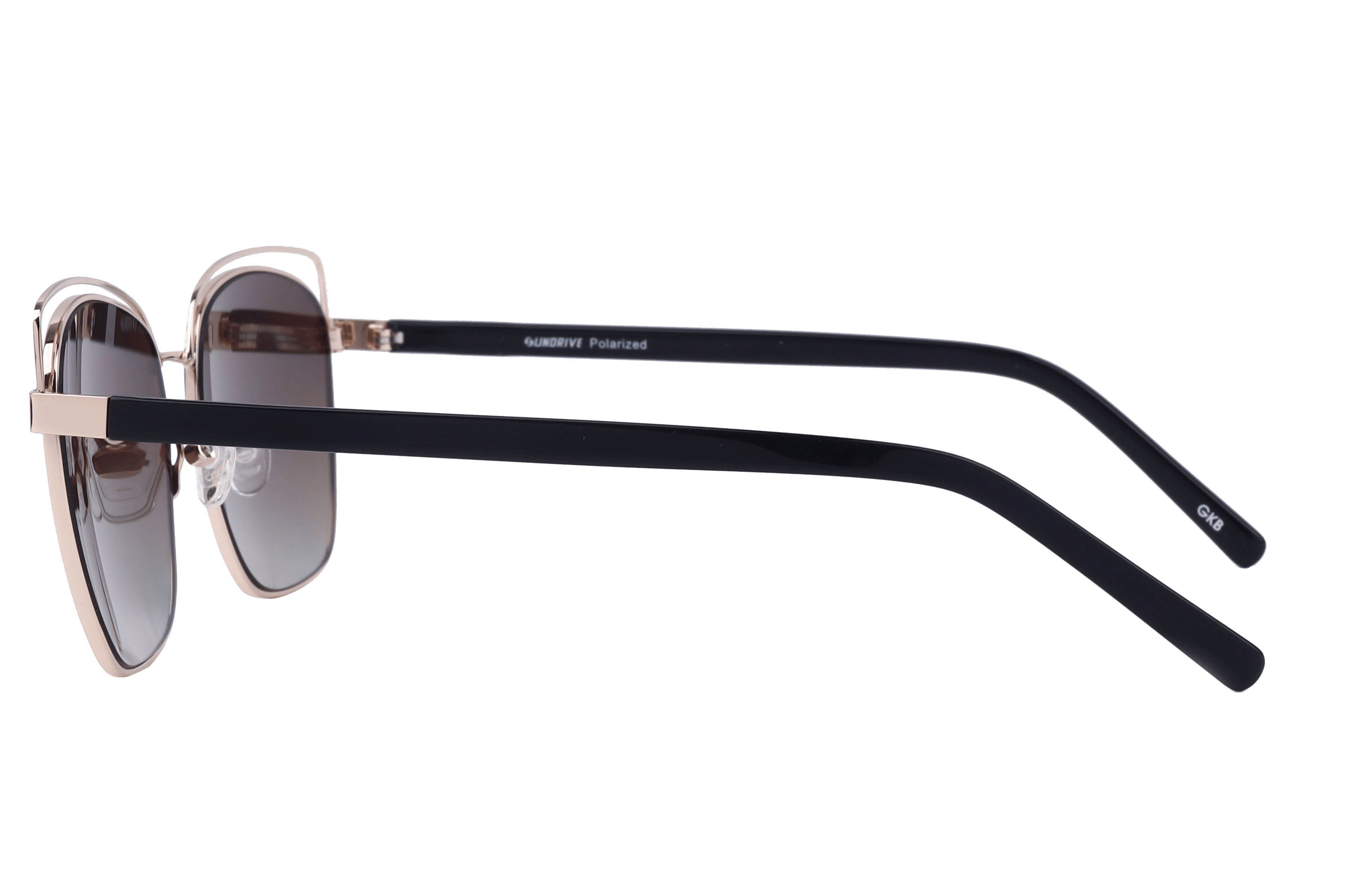 Inspira BS8019 Sunglass Gold Female Full Shell Sunglass — view 3