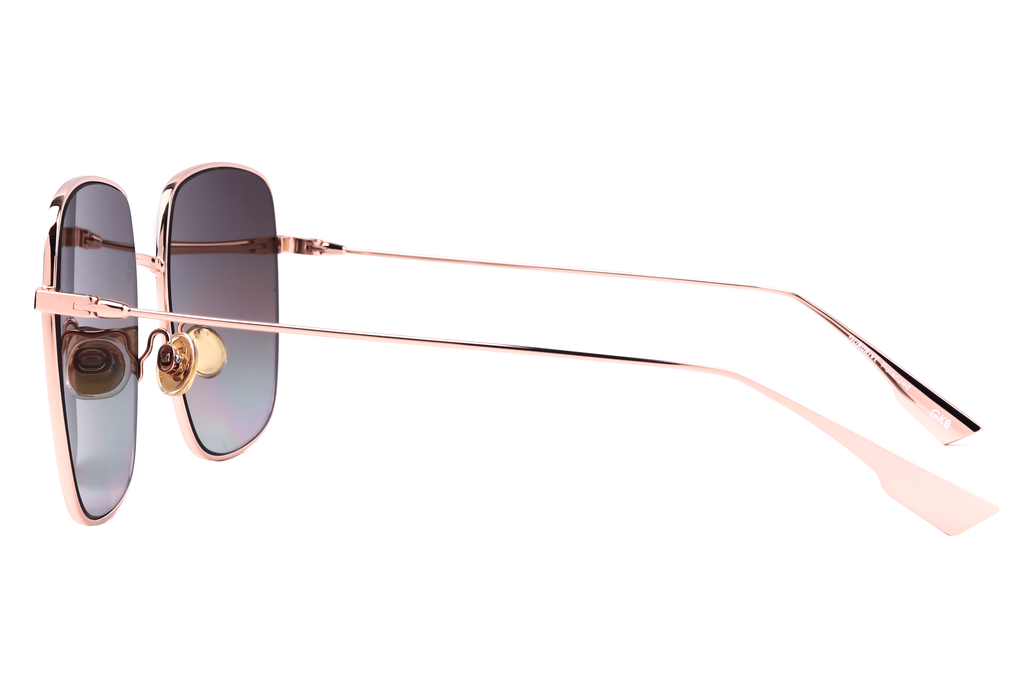 Inspira BS8068 Sunglass Gold Female Full Metal Sunglass — Gold frame — view 2