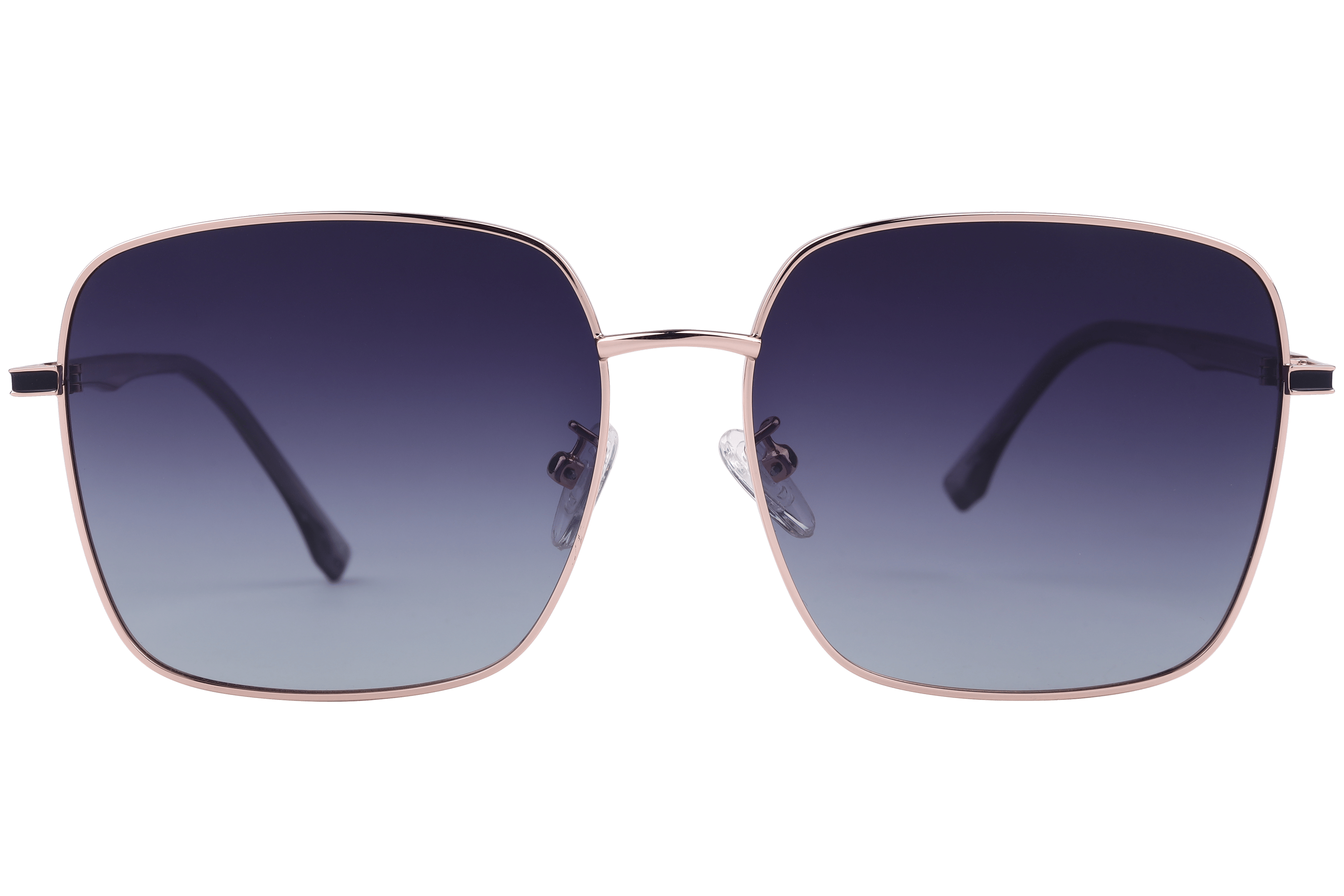 Inspira 2211 Sunglass Gold Female Full Shell — Blue frame