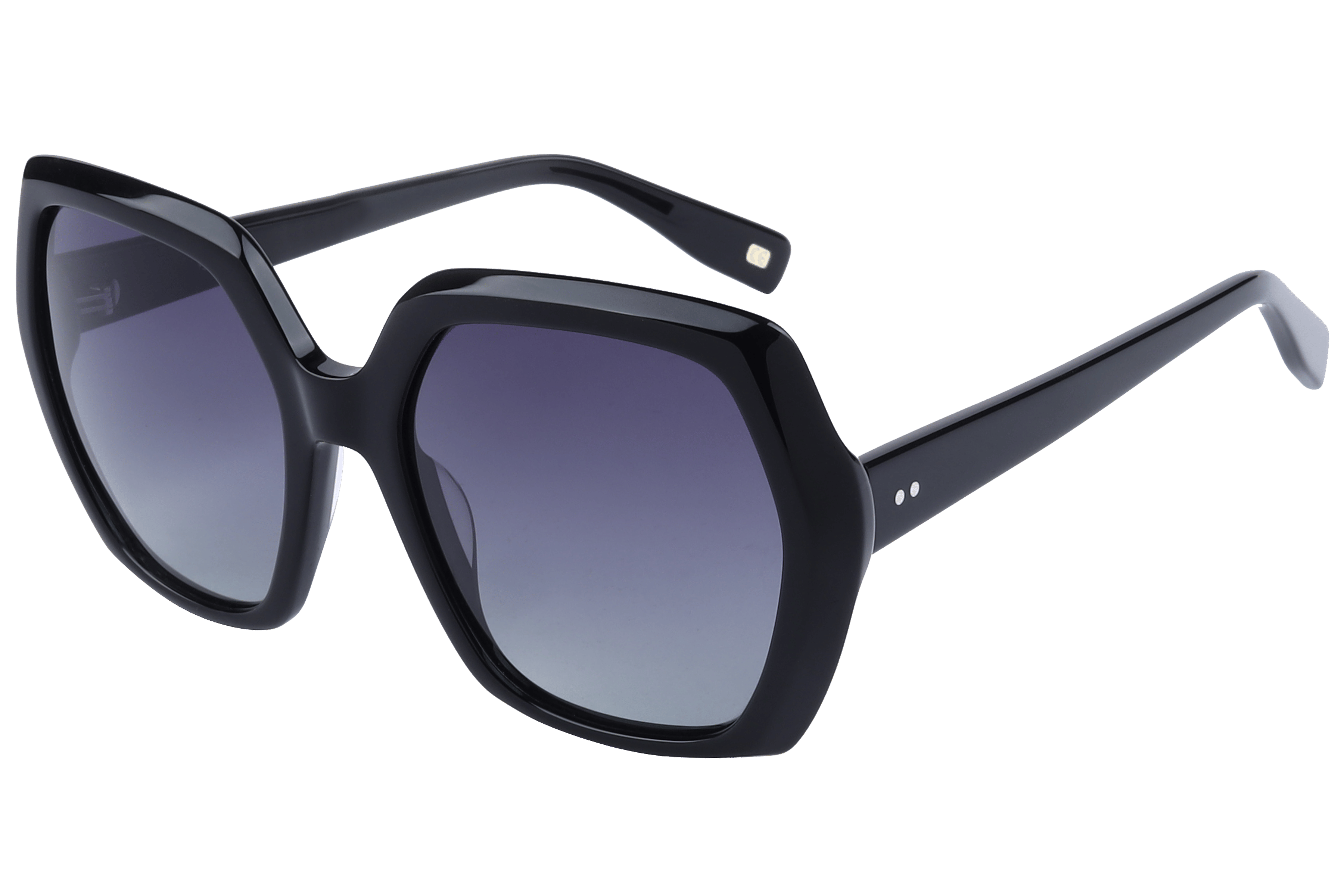 Inspira AT8484 Sunglass Black Female Full Shell — Black frame
