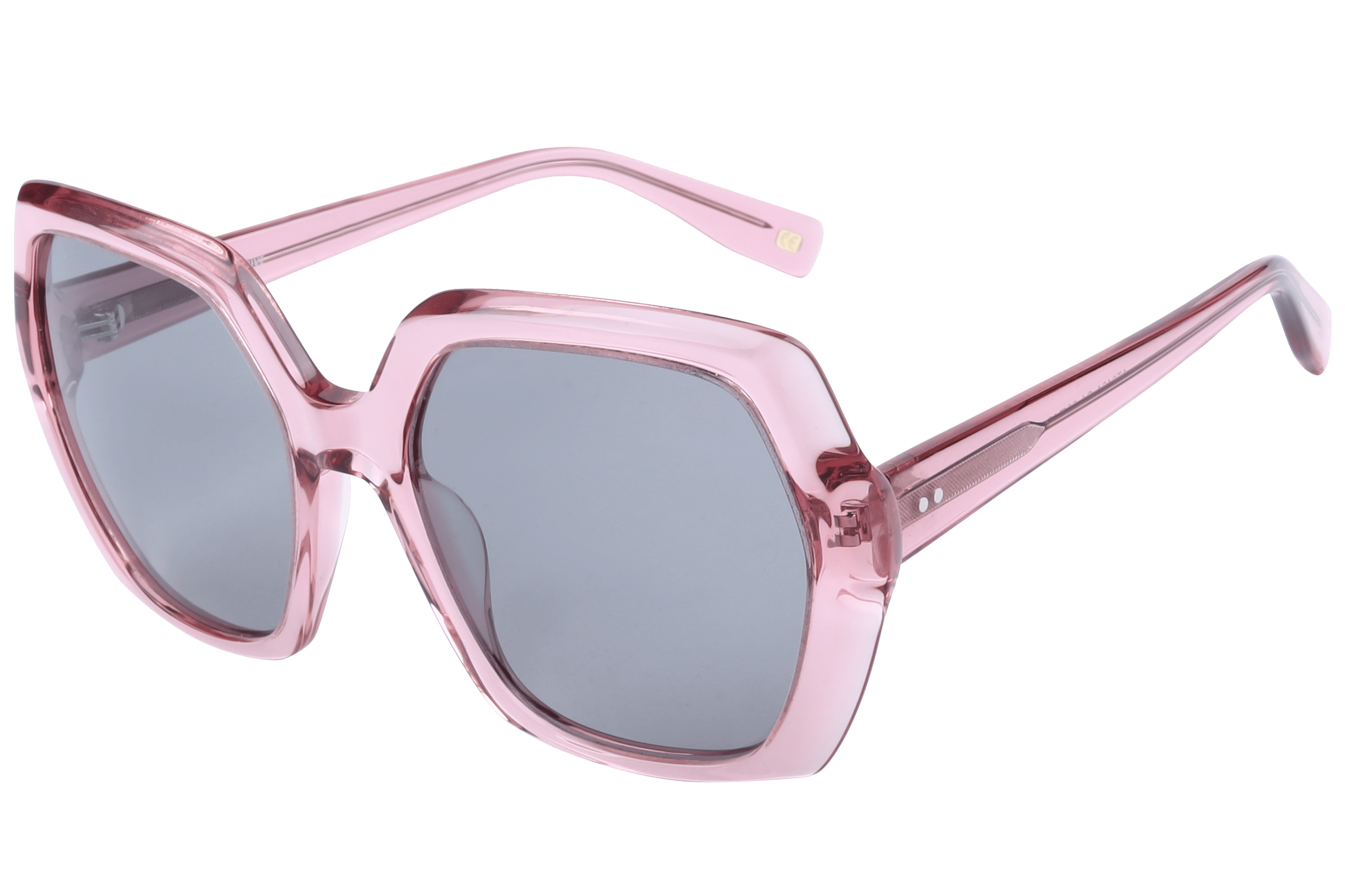 Inspira AT8484 Sunglass Transparent Pink Female Full Shell — Transparent Pink frame