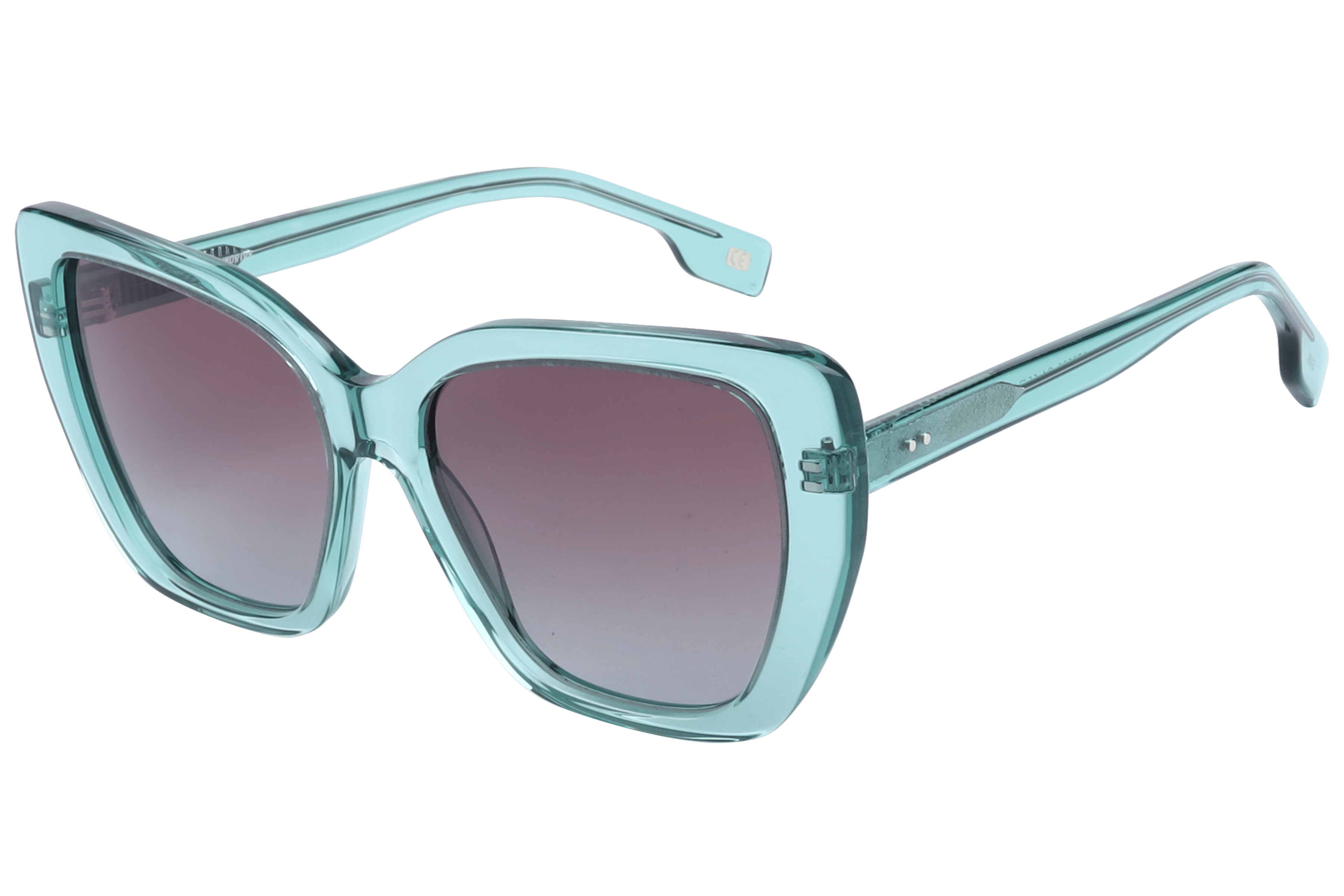 Inspira AT8506 Sunglass Transparent Green Female Full Shell — Transparent Green frame