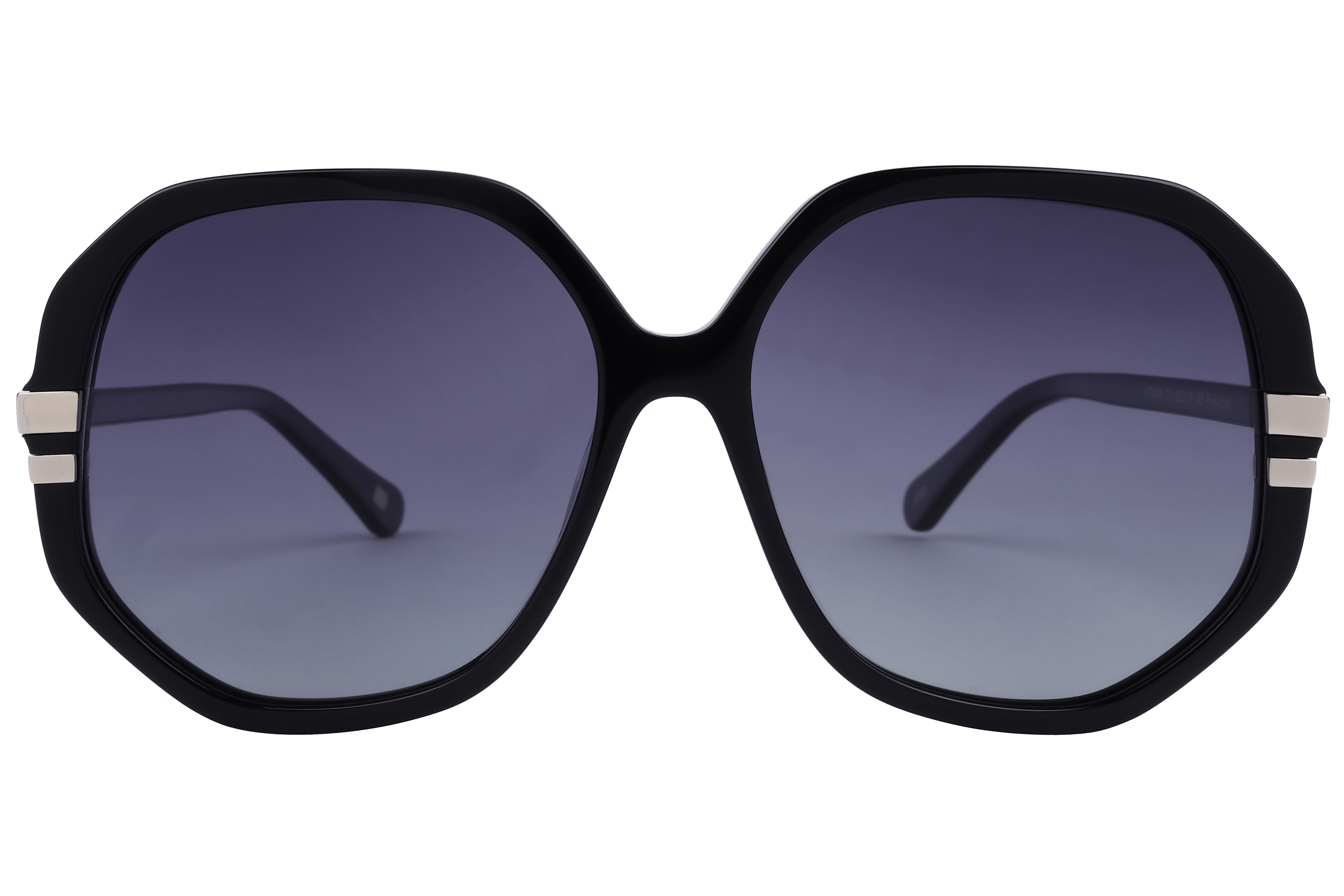 Inspira AT8489 Sunglass Black Female Full Shell Sunglass — Black frame — view 2