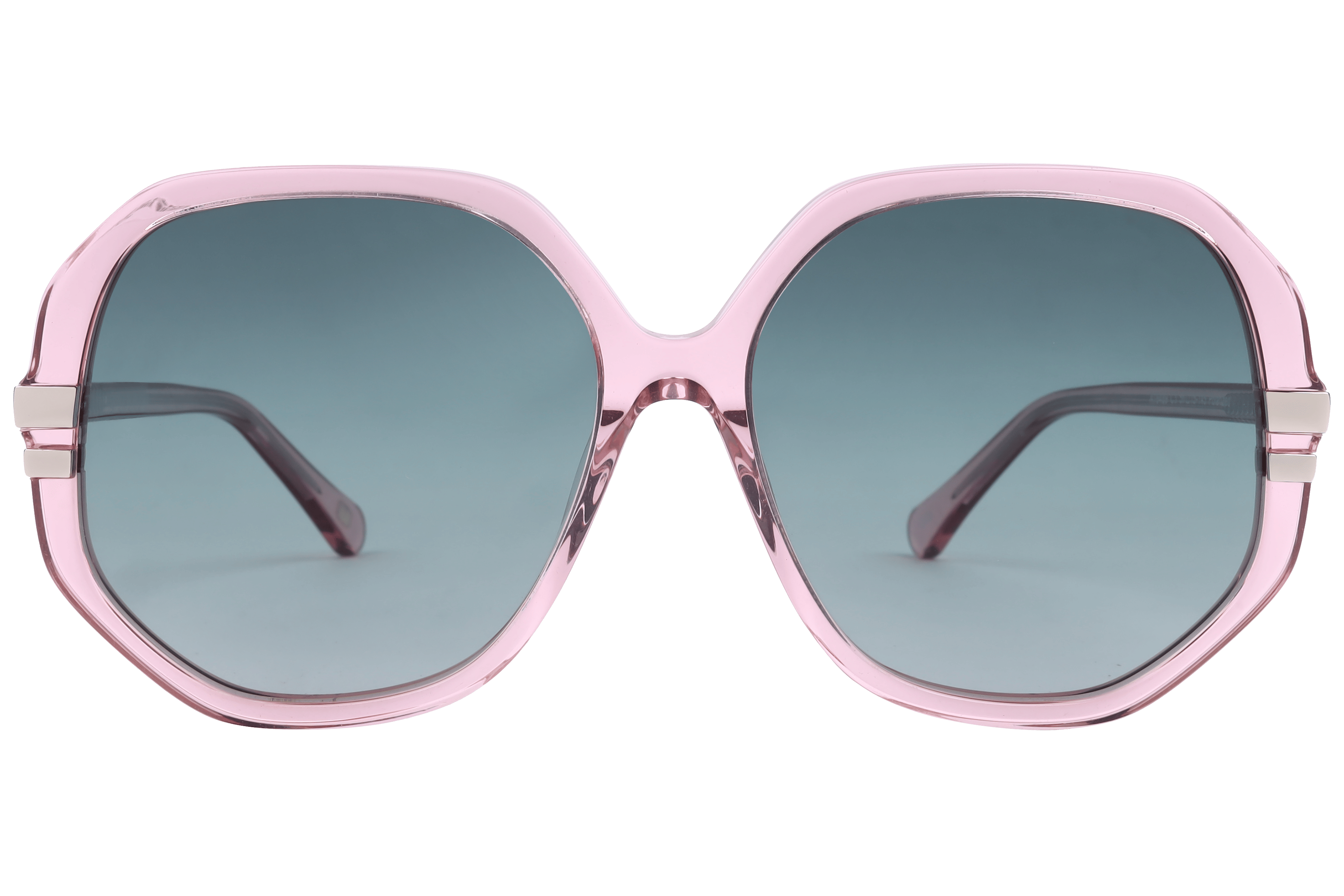 Inspira AT8489 Sunglass Transparent Pink Female Full Shell Sunglass — Transparent Pink frame — view 2