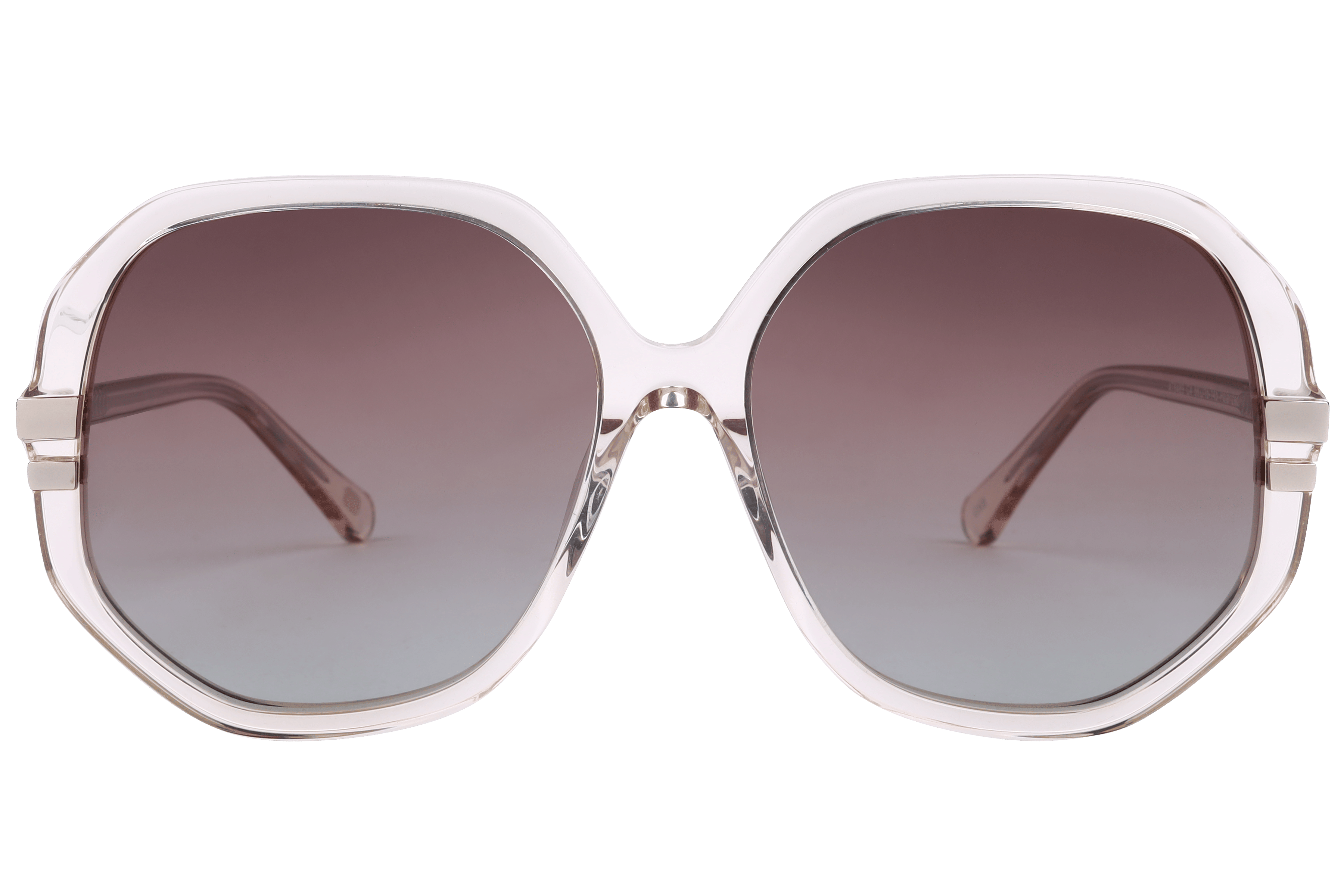 Inspira AT8489 Sunglass Beige Female Full Shell Sunglass — Beige frame — view 2