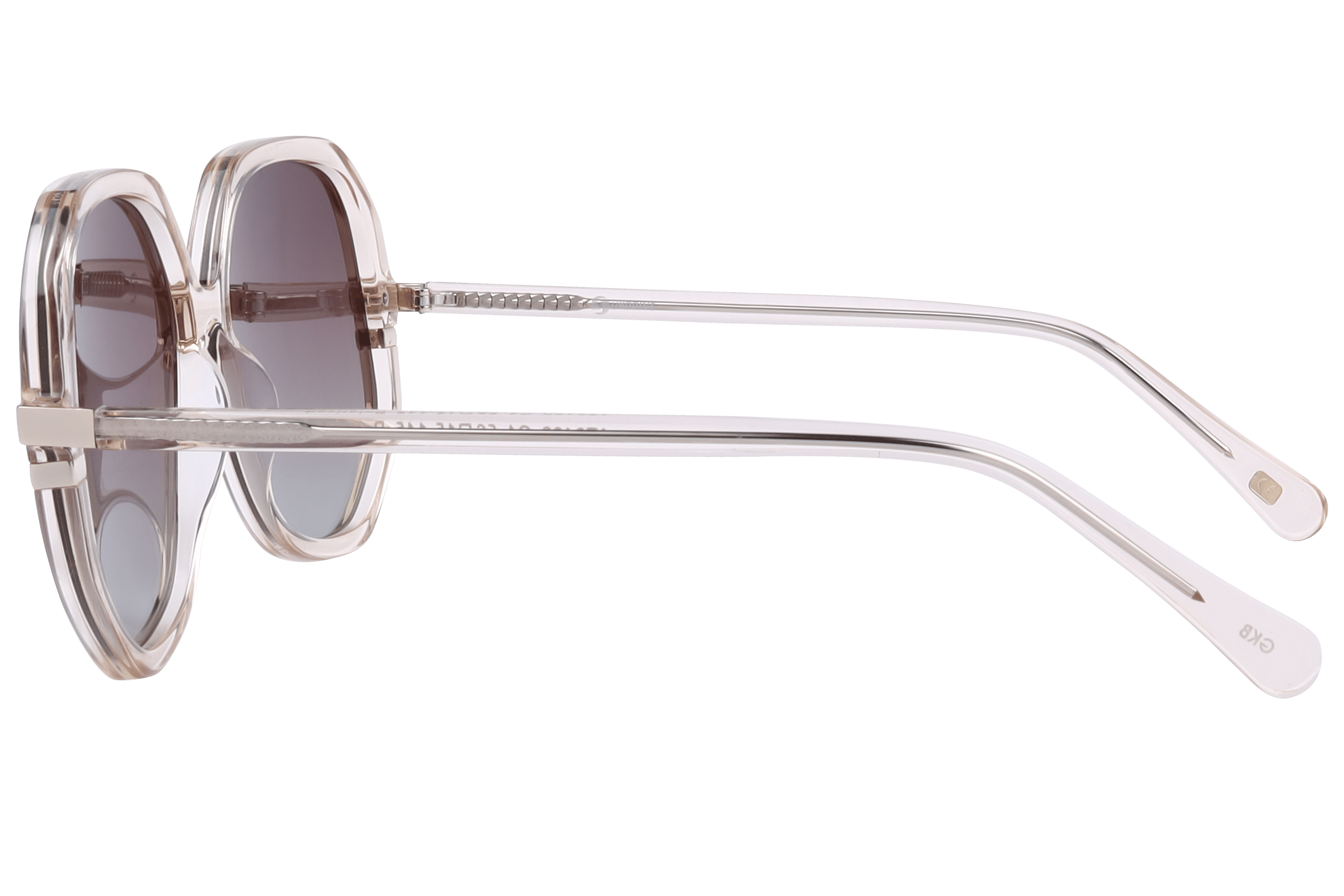 Inspira AT8489 Sunglass Beige Female Full Shell Sunglass — Beige frame — view 3
