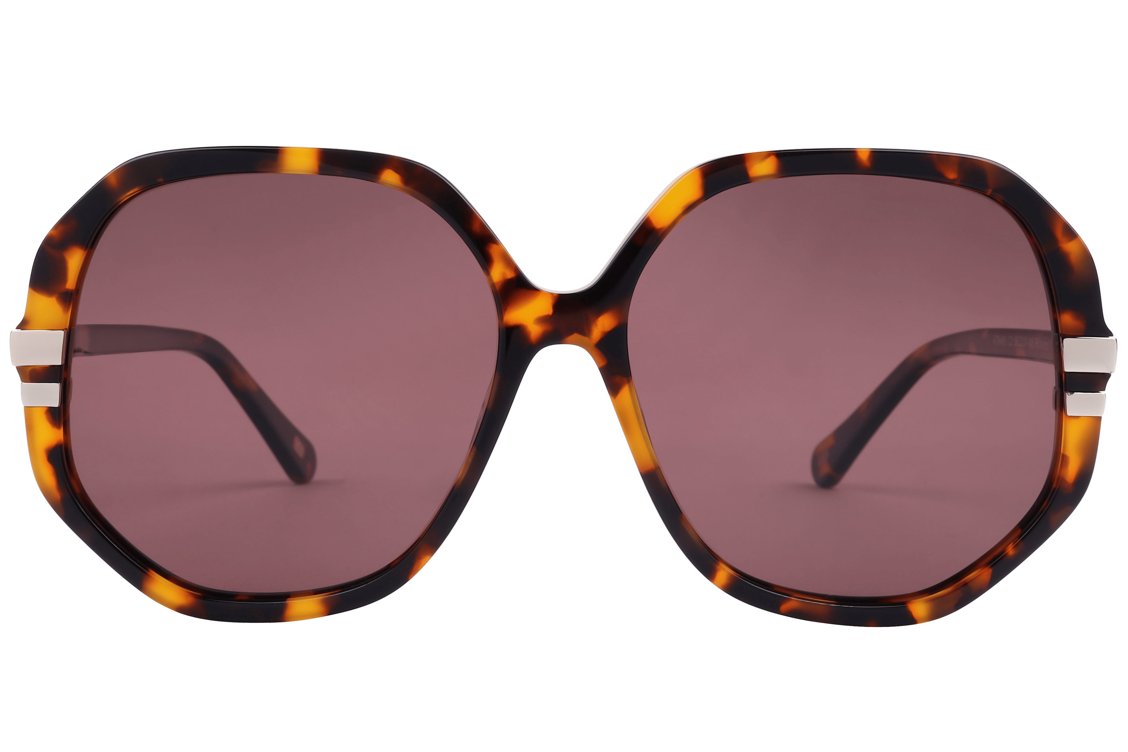 Inspira AT8489 Sunglass Tortoise Female Full Shell Sunglass — Tortoise frame — view 2