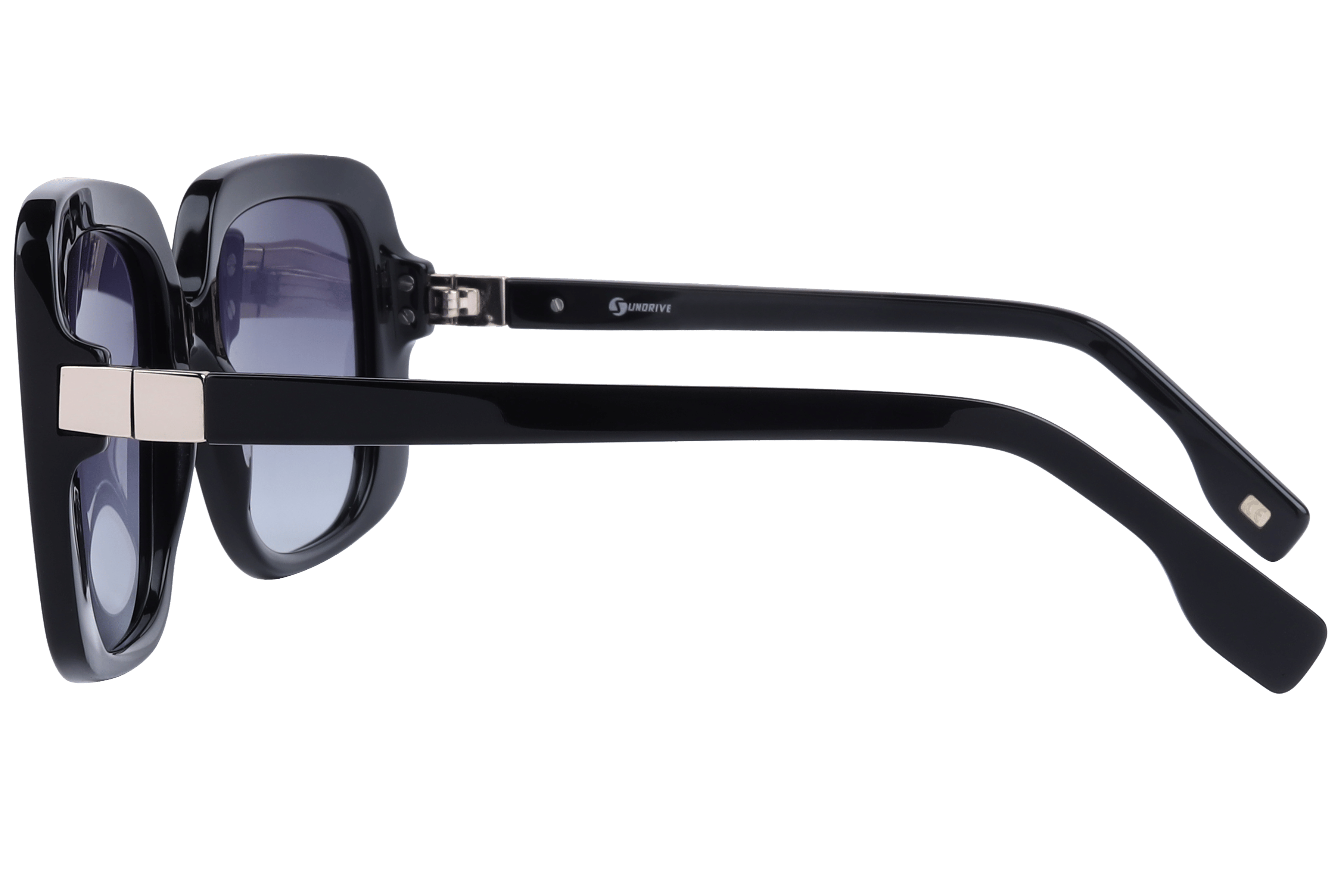 Inspira AT8502 Sunglass Black Female Full Shell Sunglass — Black frame — view 3