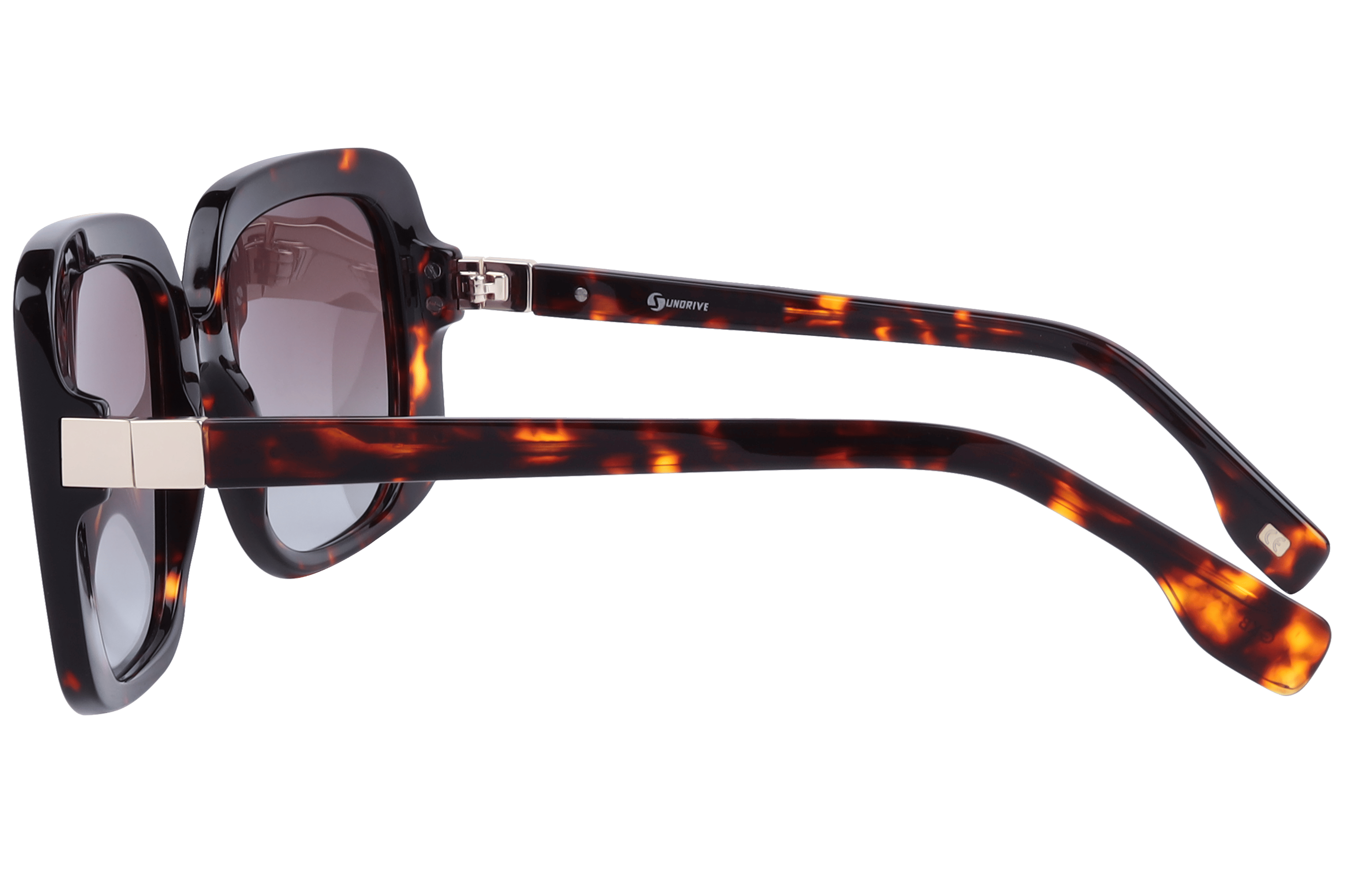 Inspira AT8502 Sunglass Tortoise Female Full Shell Sunglass — Tortoise frame — view 3