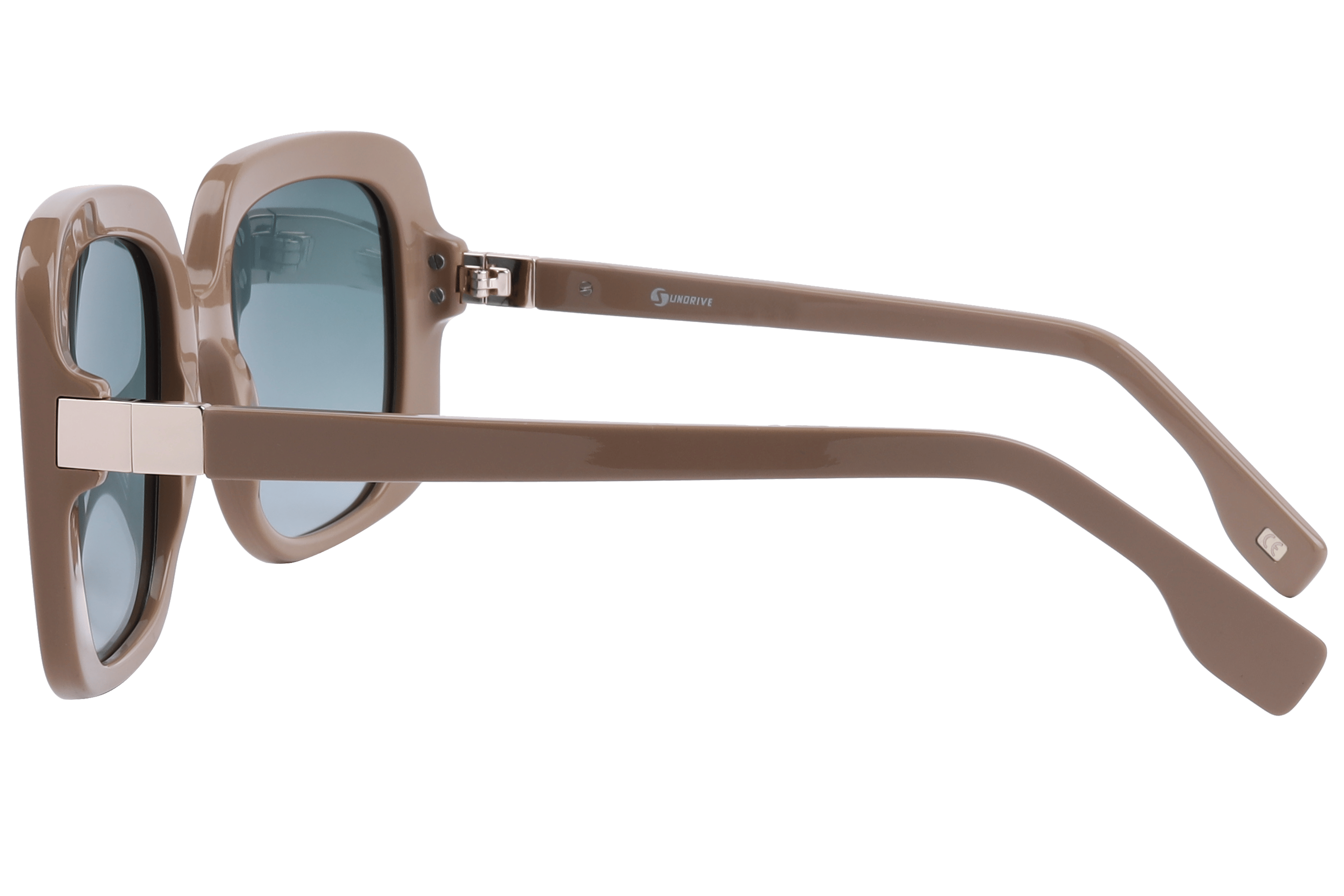 Inspira AT8502 Sunglass Beige Female Full Shell Sunglass — Beige frame — view 3