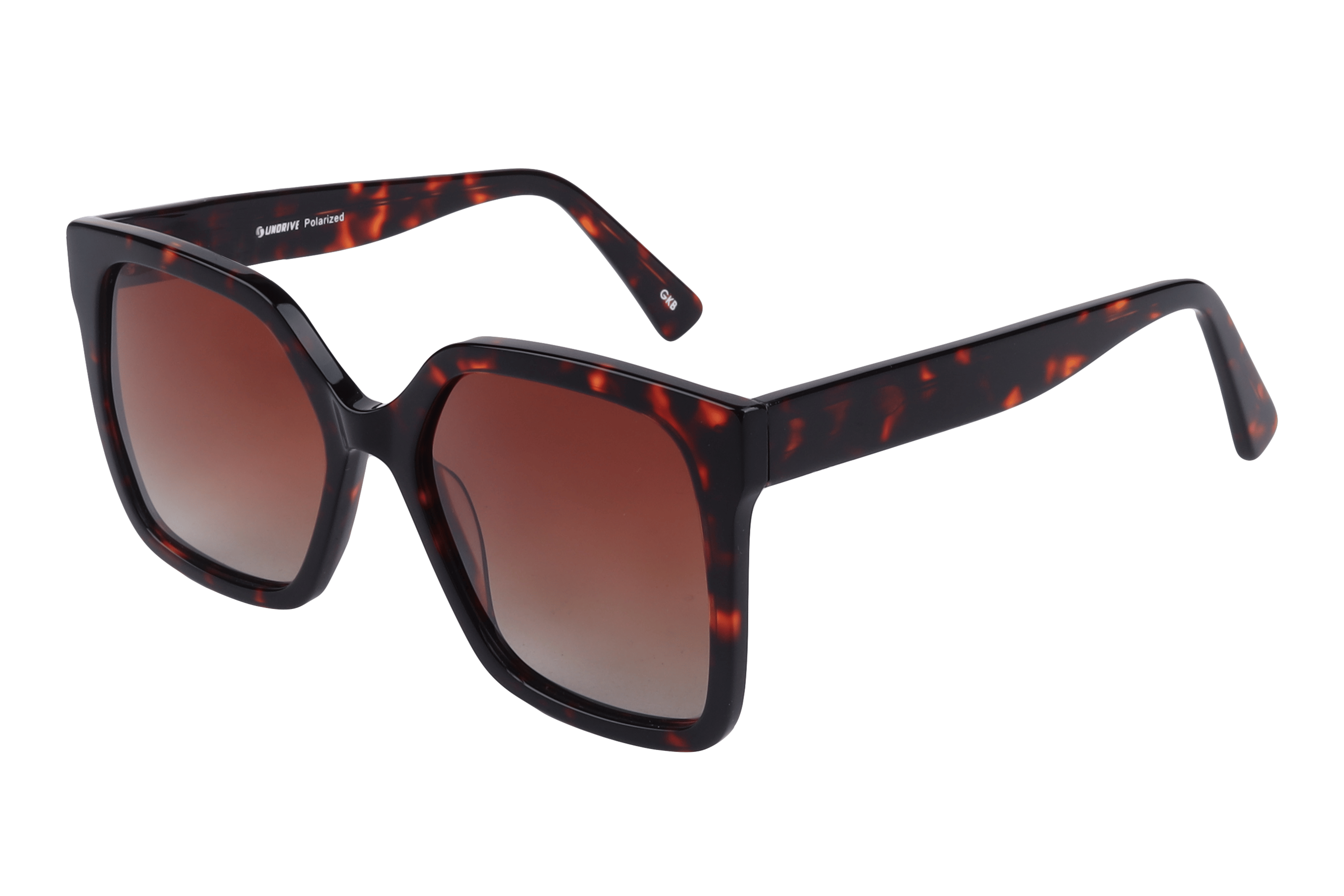 Inspira BS8107 Sunglass Havana Female Full Shell — Beige frame