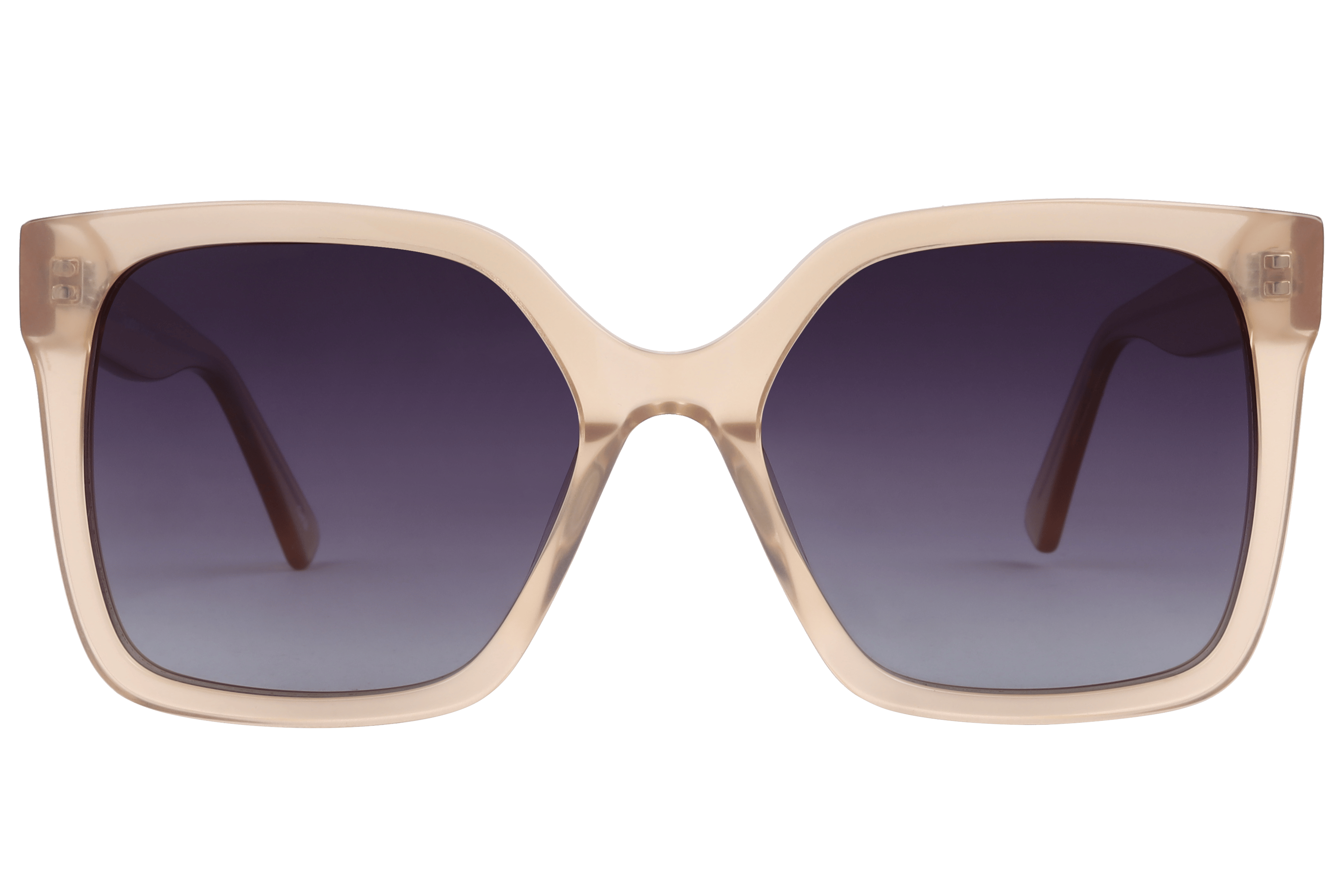 Inspira BS8107 Sunglass Beige Female Full Shell Sunglass — Beige frame — view 2