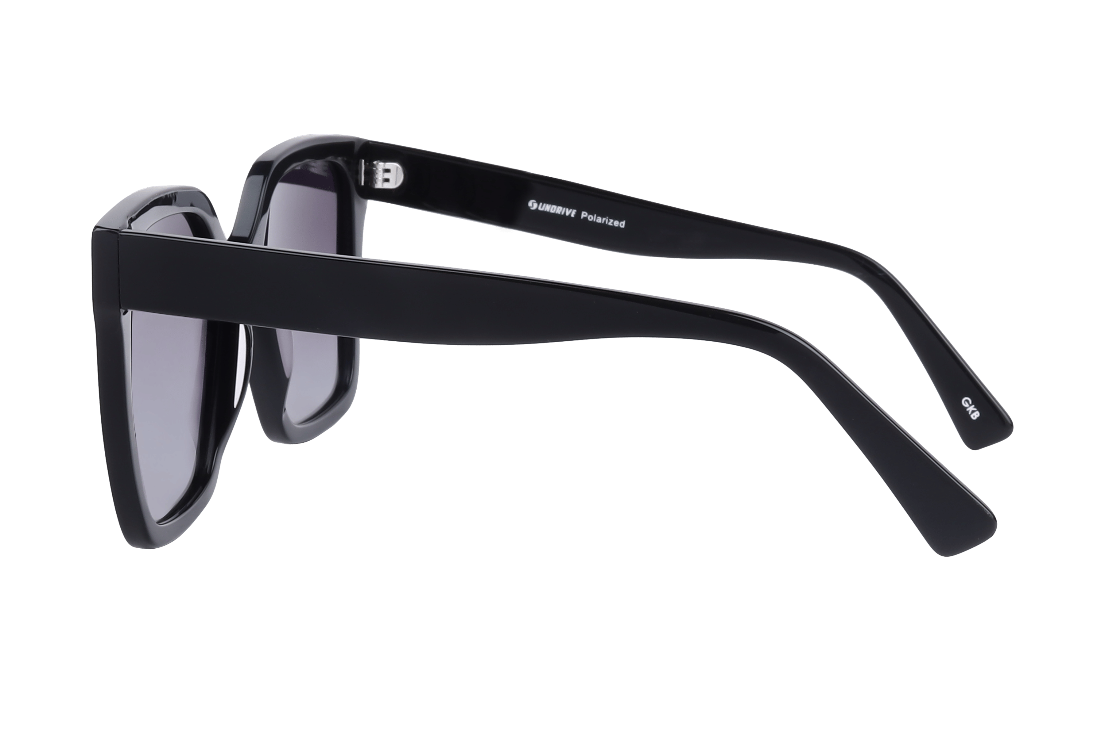 Inspira BS8107 Sunglass Black Female Full Shell Sunglass — Black frame — view 3
