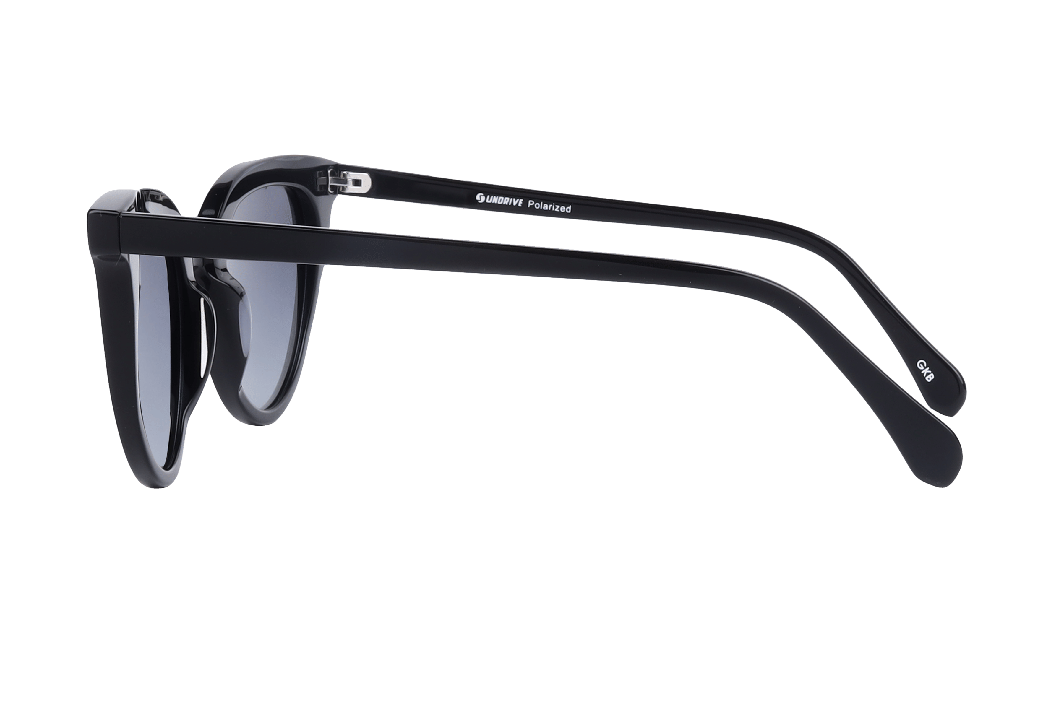 Inspira BS8056 Sunglass Black Female Full Shell Sunglass — Black frame — view 3